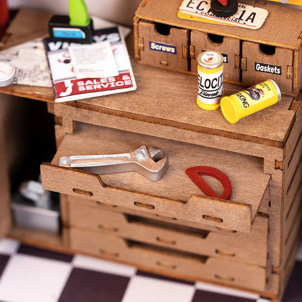 Atelier de Bricolage Miniature à Construire - Maquette Bois
