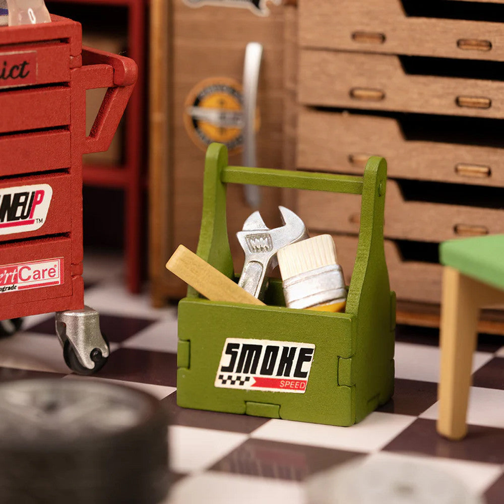 Atelier de Bricolage Miniature à Construire - Maquette Bois