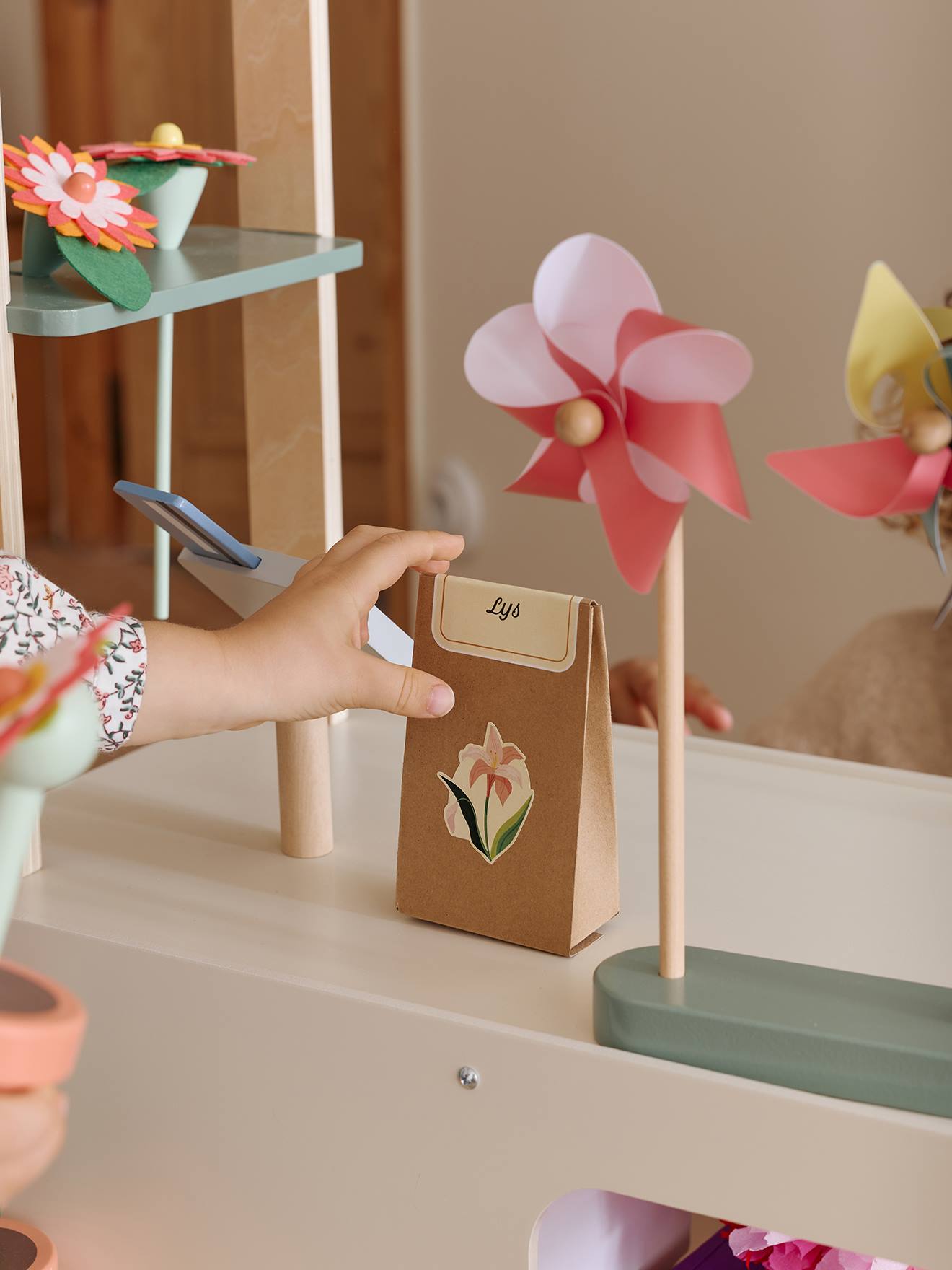 Atelier du fleuriste en bois FSC vert