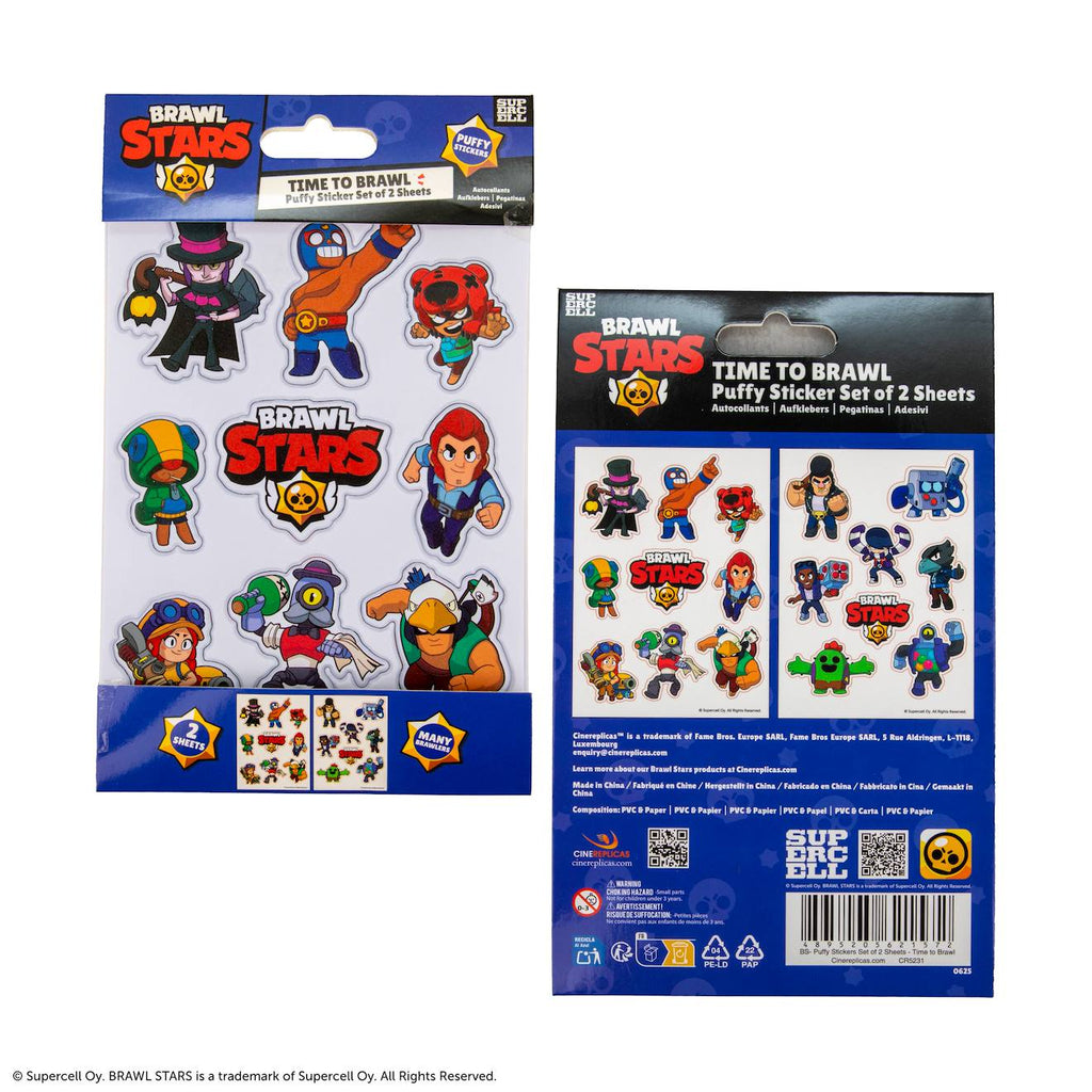 Autocollants 3D - Brawl Stars Multicolore