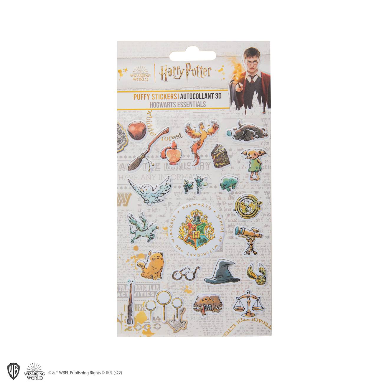 Autocollants 3D Indispensables de Poudlard - Harry Potter Multicolore