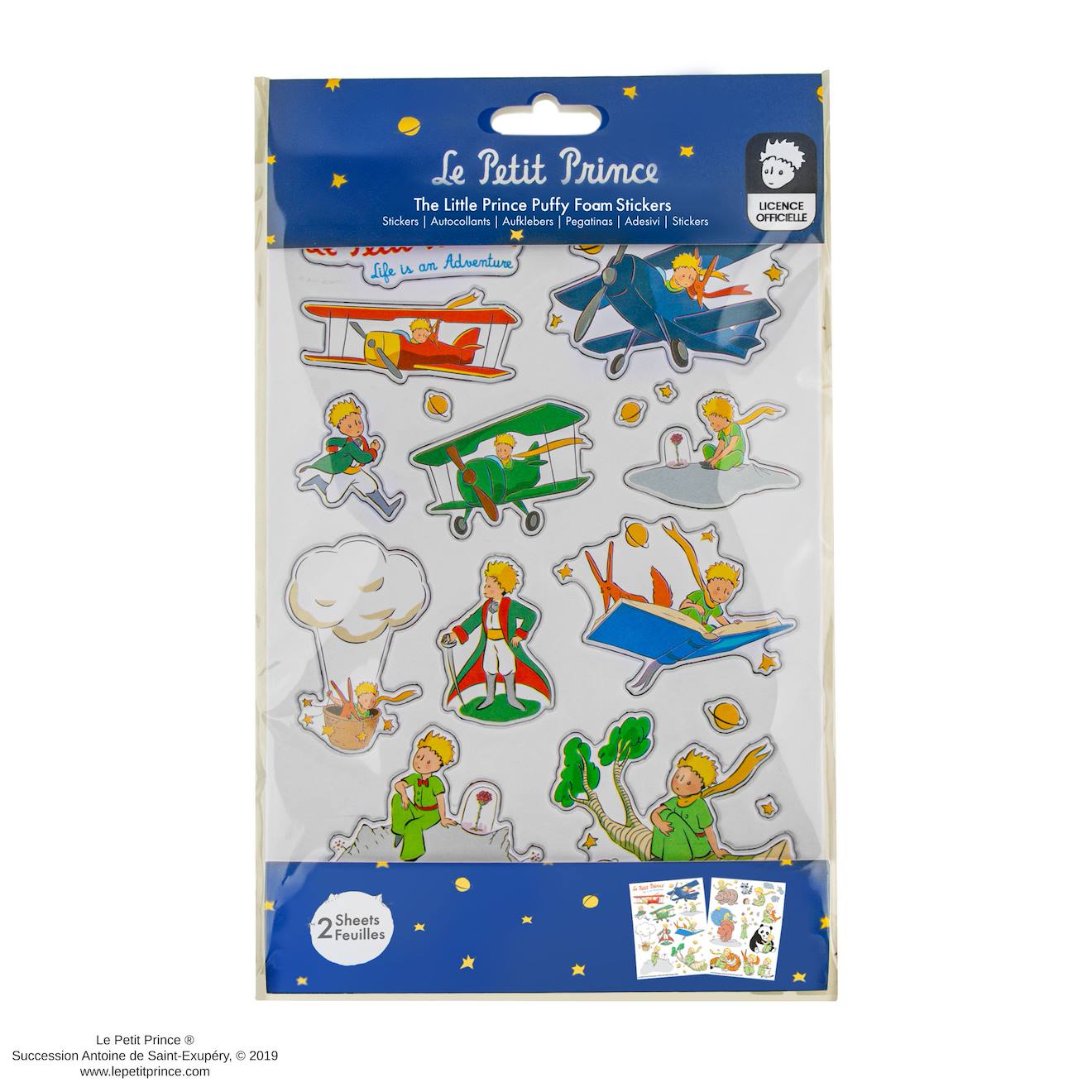 Autocollants 3D Le Petit Prince - Le Petit Prince Multicolore