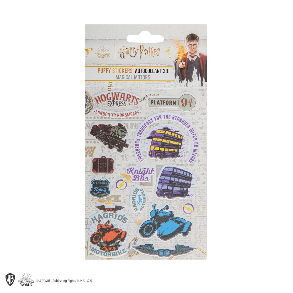 Autocollants 3D Transports Magiques - Harry Potter Multicolore