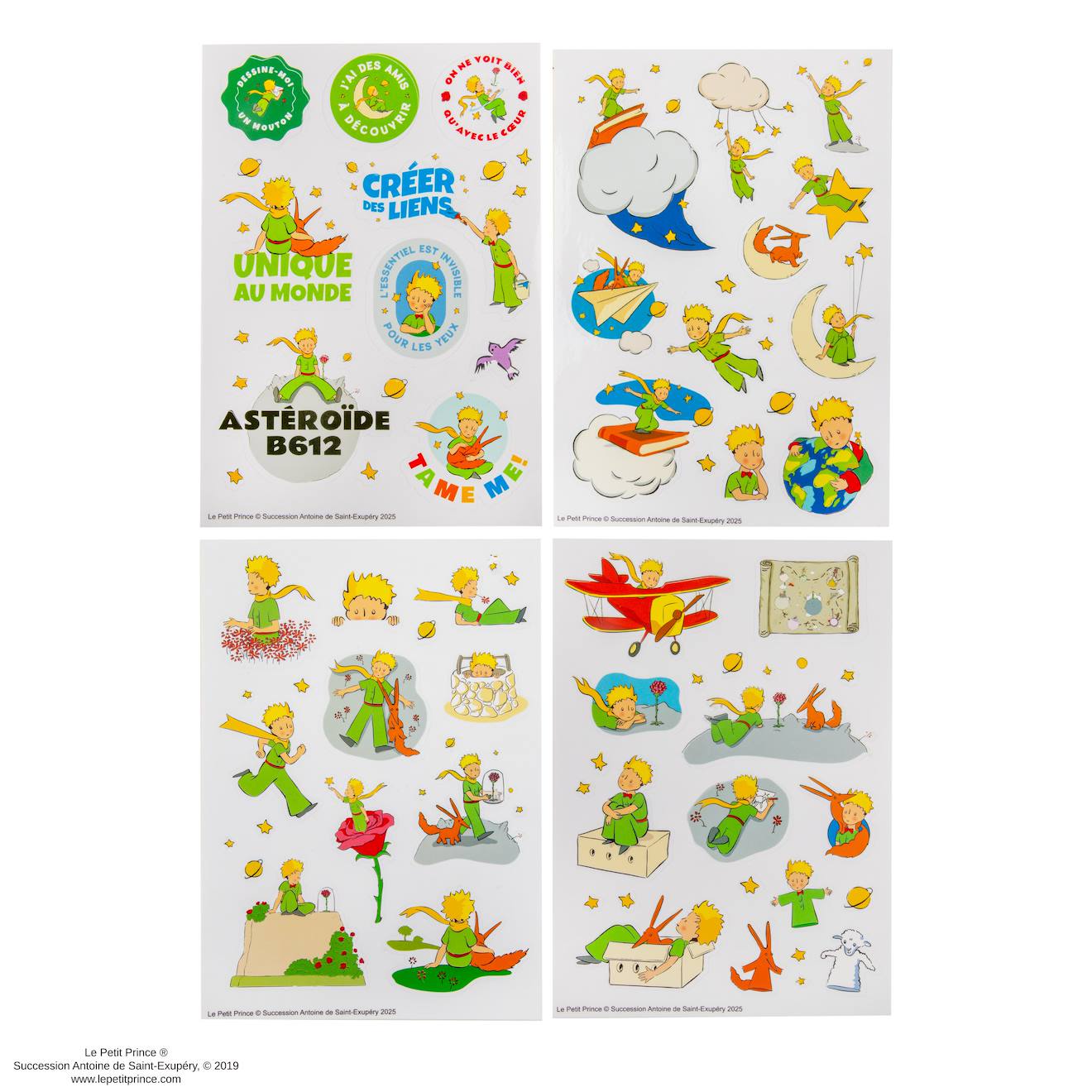 Autocollants Le Petit Prince Céleste - Le Petit Prince Multicolore