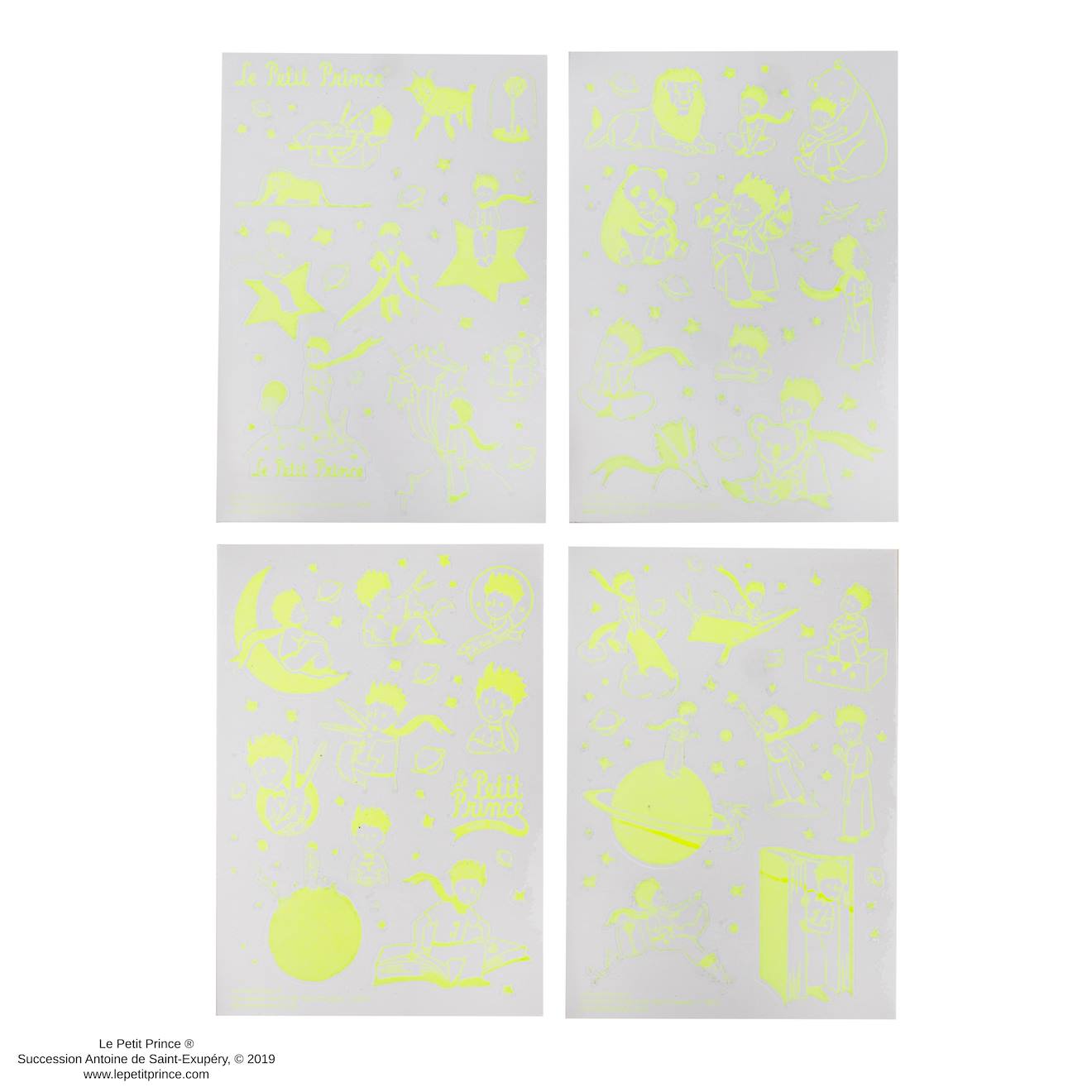 Autocollants Phosphorescent Le Petit Prince - Le Petit Prince Multicolore