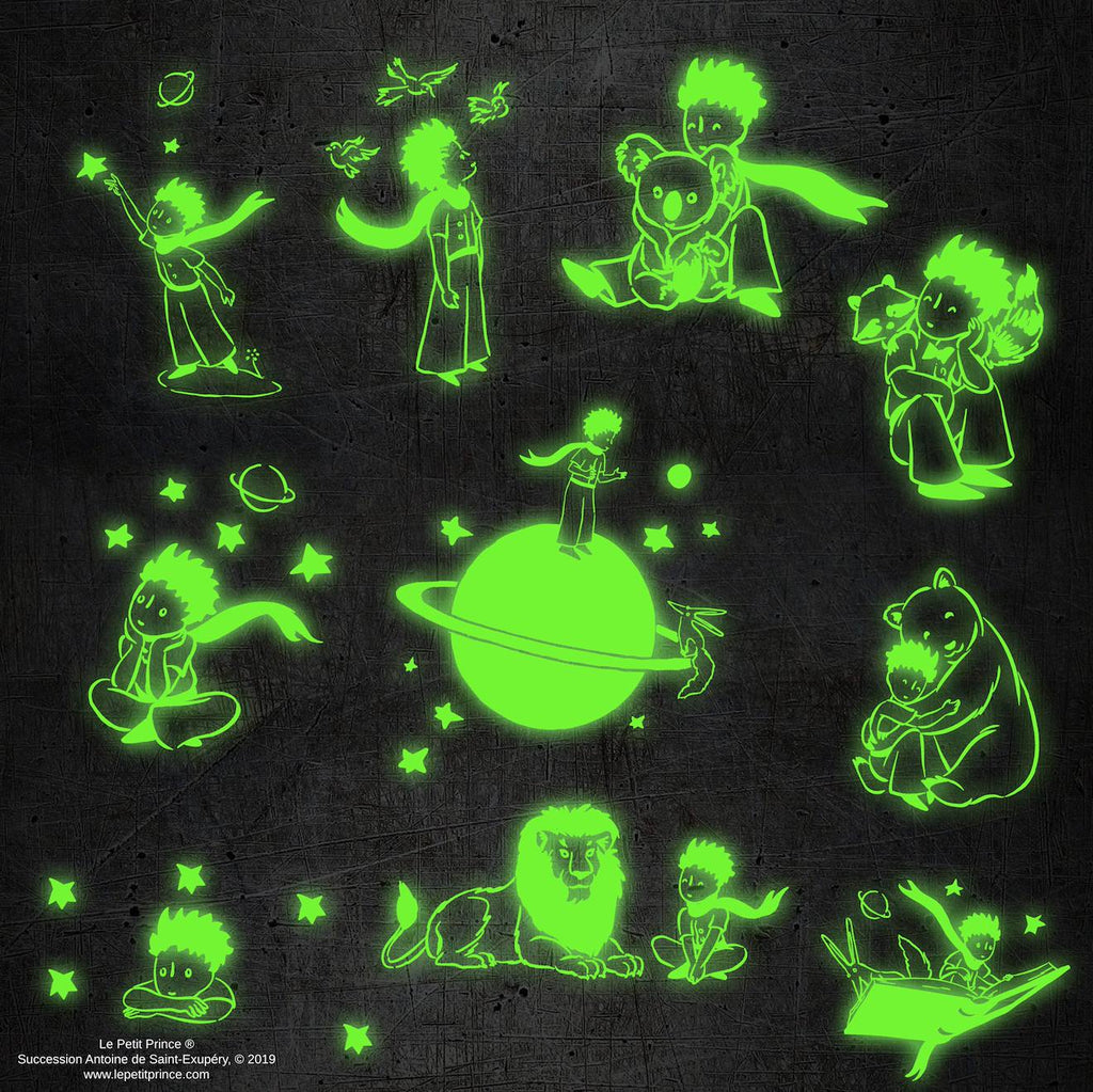 Autocollants Phosphorescent Le Petit Prince - Le Petit Prince Multicolore