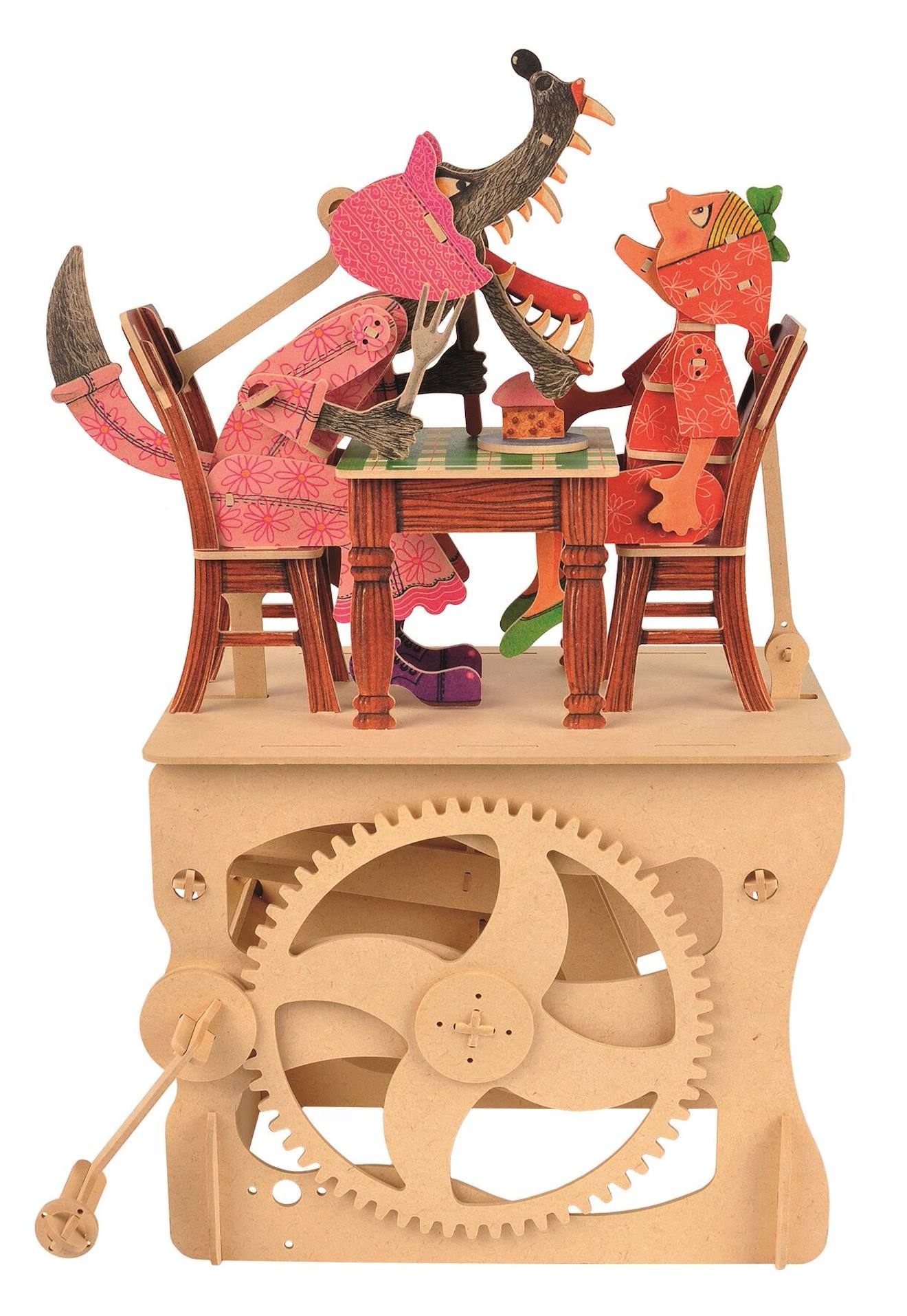 Automate petit chaperon rouge orange