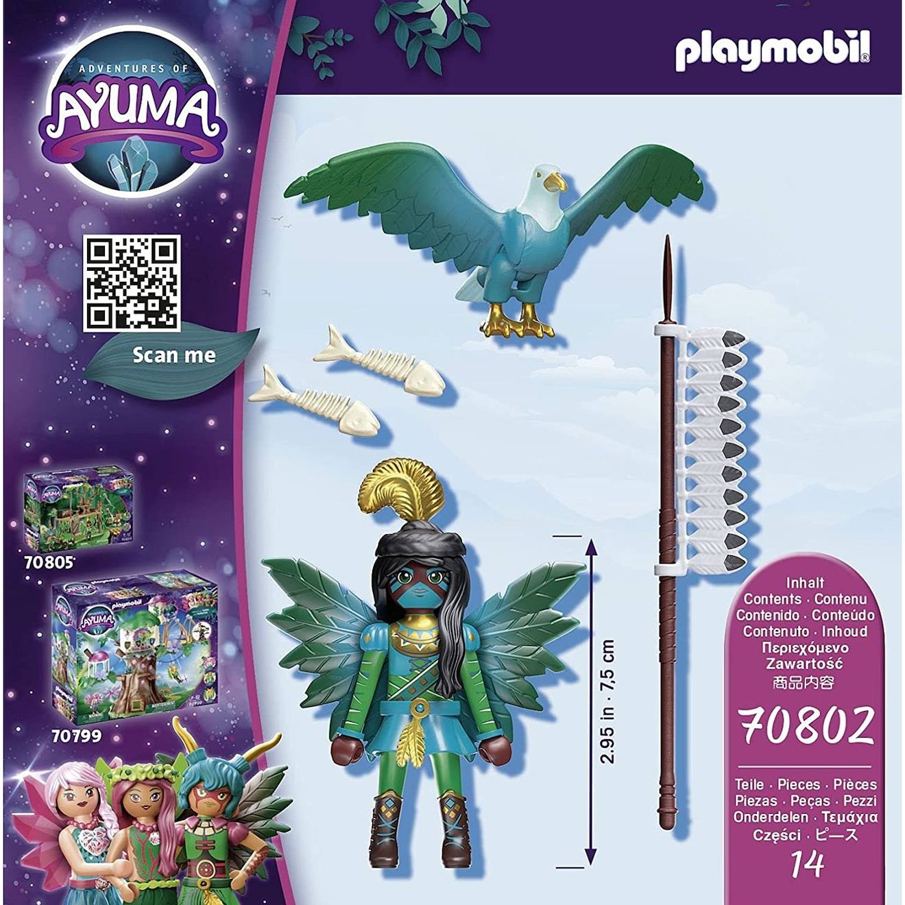 Ayuma knight fairy avec animal préféré 70802 multicolore