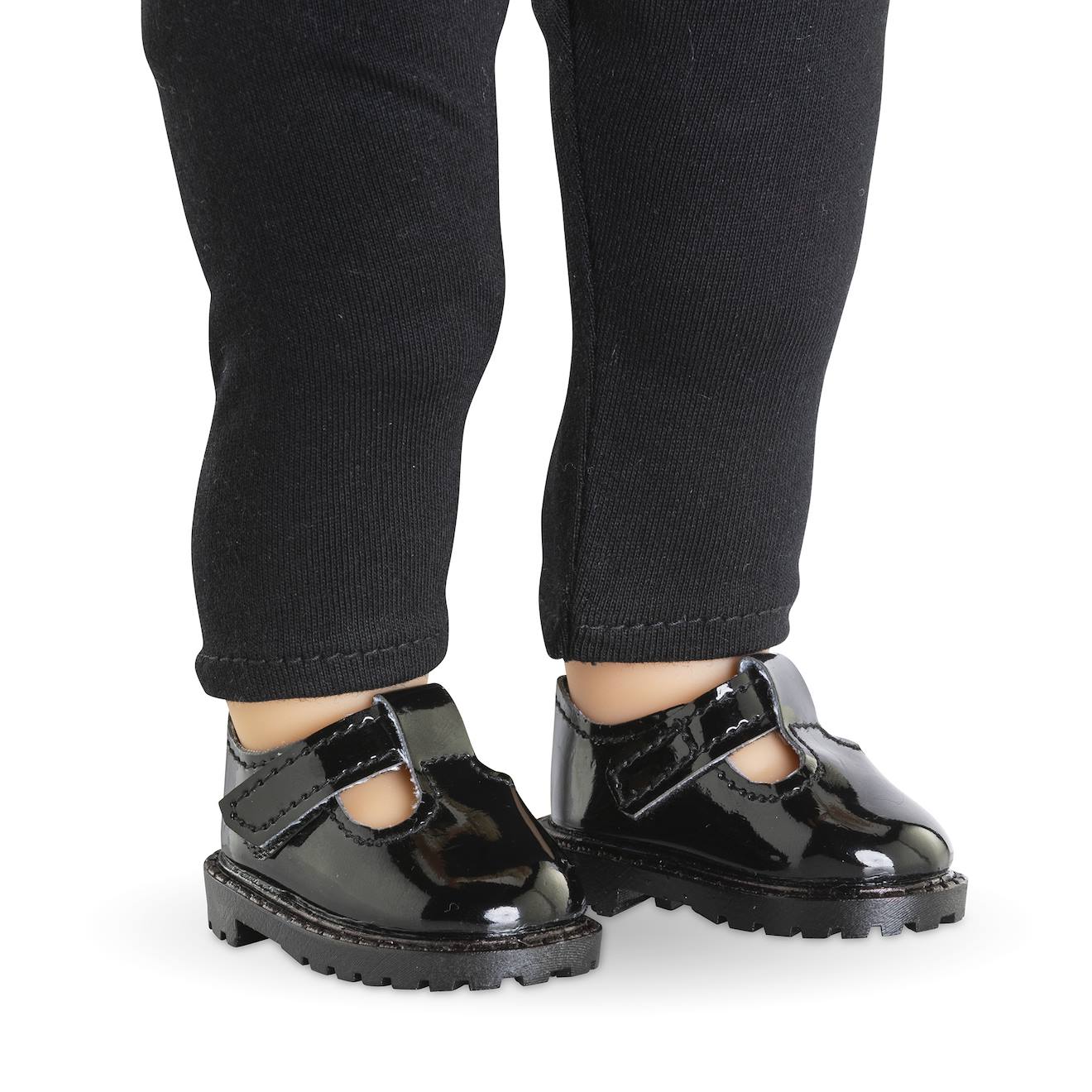 Babies vernies noires pour poupée ma Corolle multicolore
