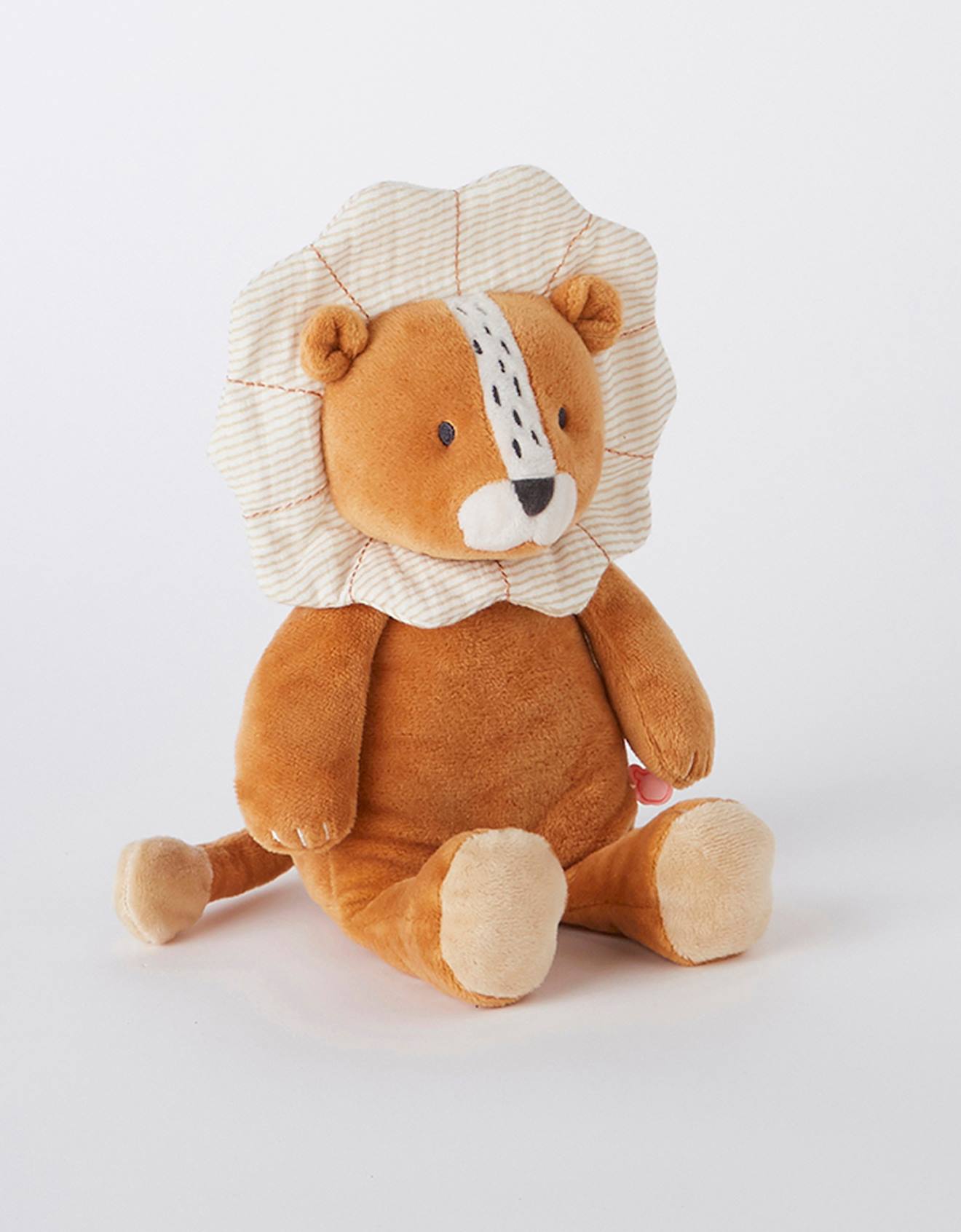 Babou lion 25cm marron