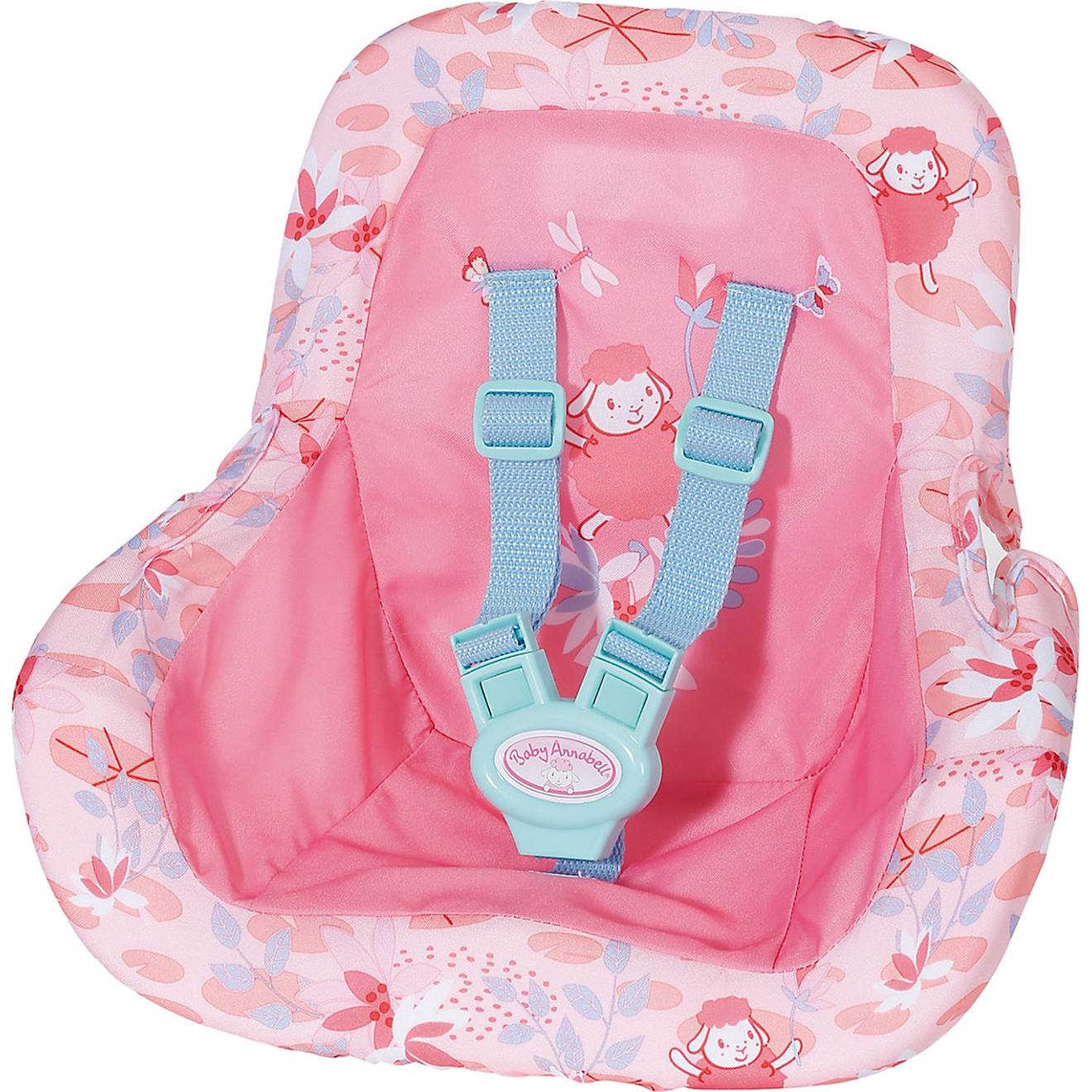 Baby annabell active siège de voiture rose