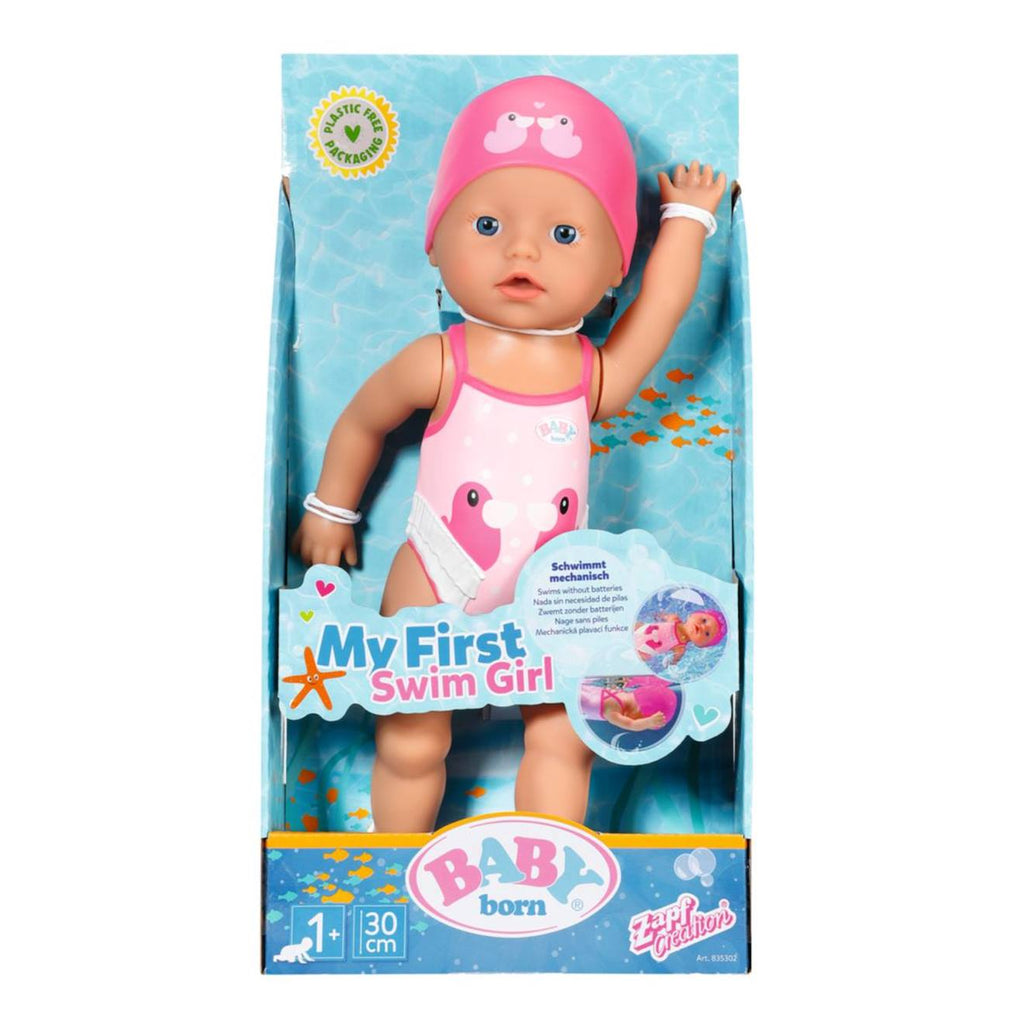 Baby born mon premier bain 30cm rose
