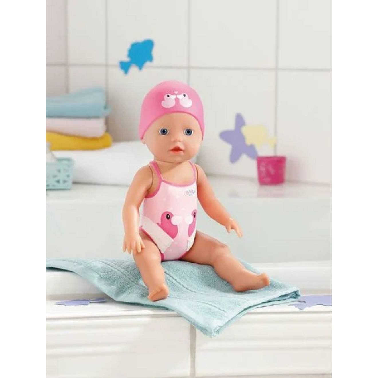 Baby born mon premier bain 30cm rose
