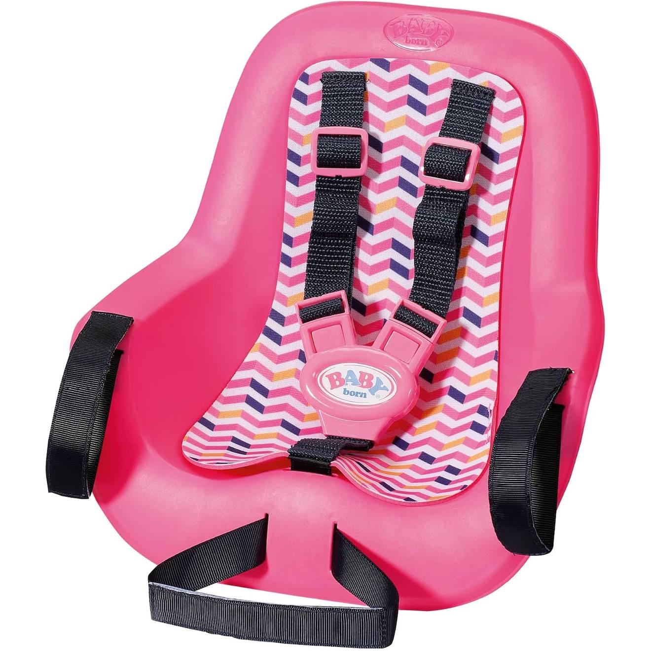 Baby born siège vélo pour poupée rose
