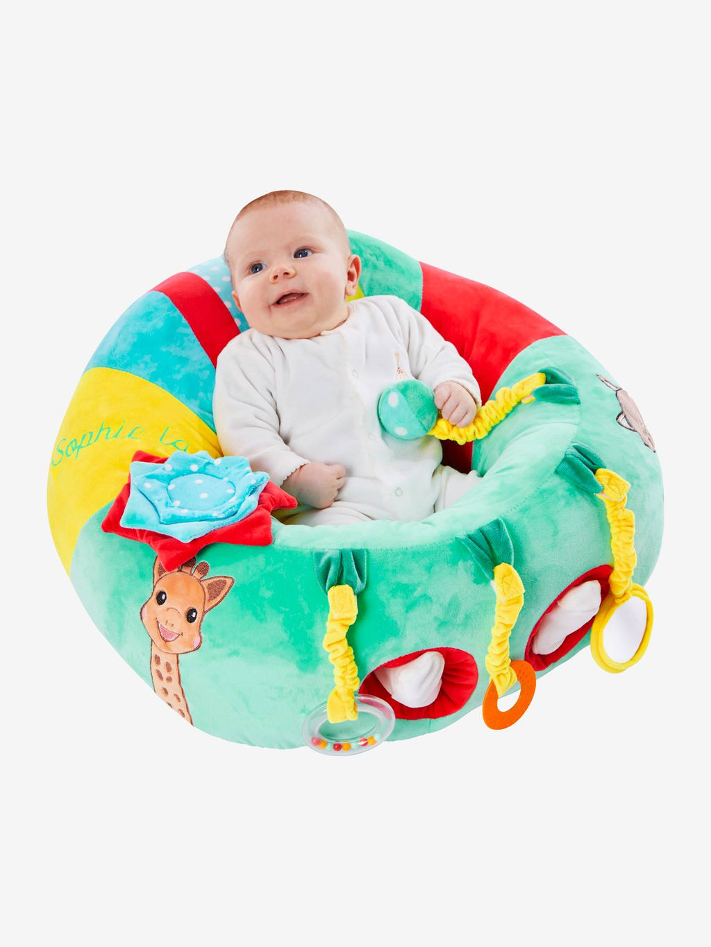 Baby seat & play Sophie la Girafe vulli bleu