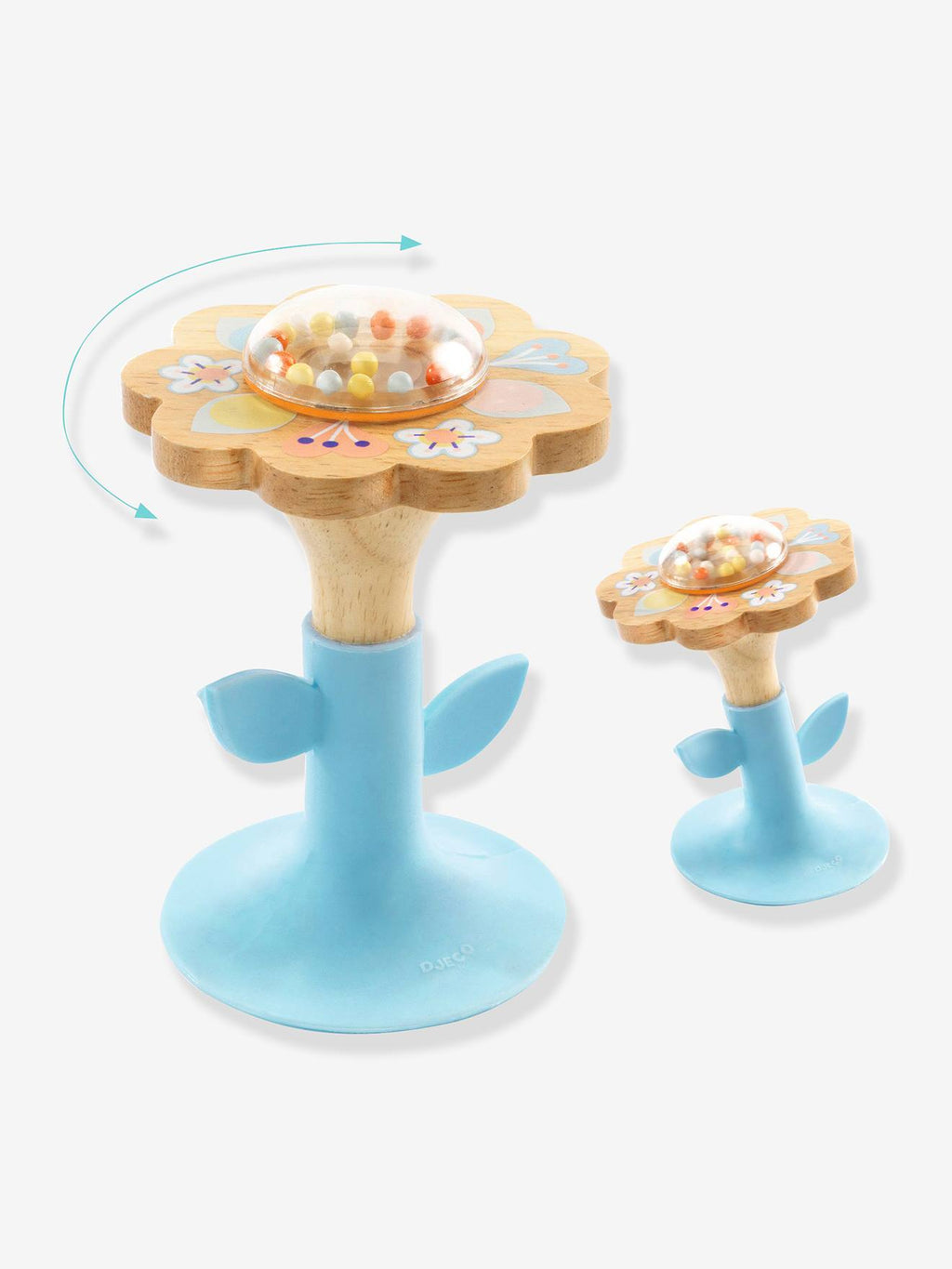 Baby swipi hochet ventouse - multicolore