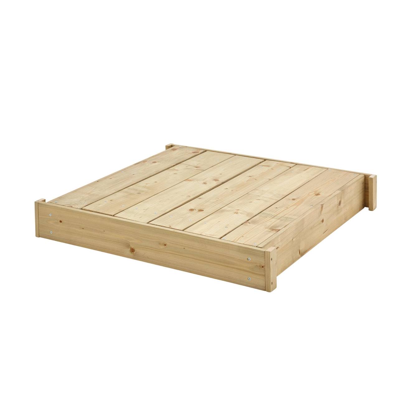 Bac à sable avec bancs intégrés bois FSC marron