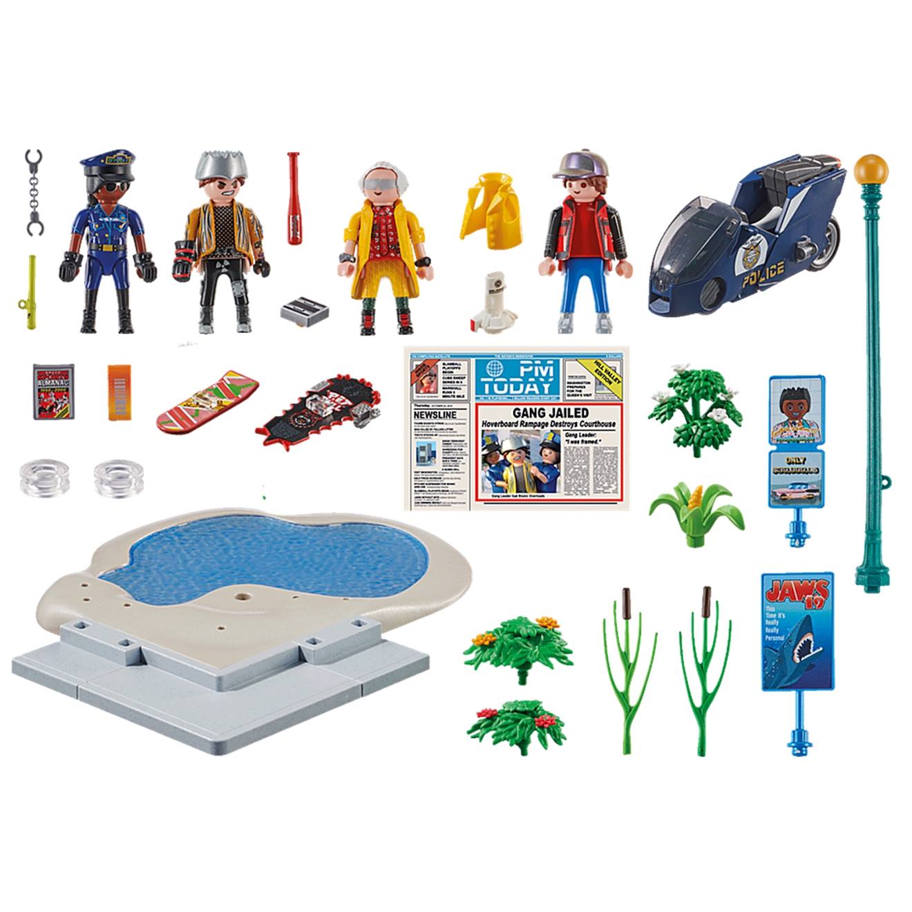 Back to the future partie ii course d'hoverboard 70634 multicolore