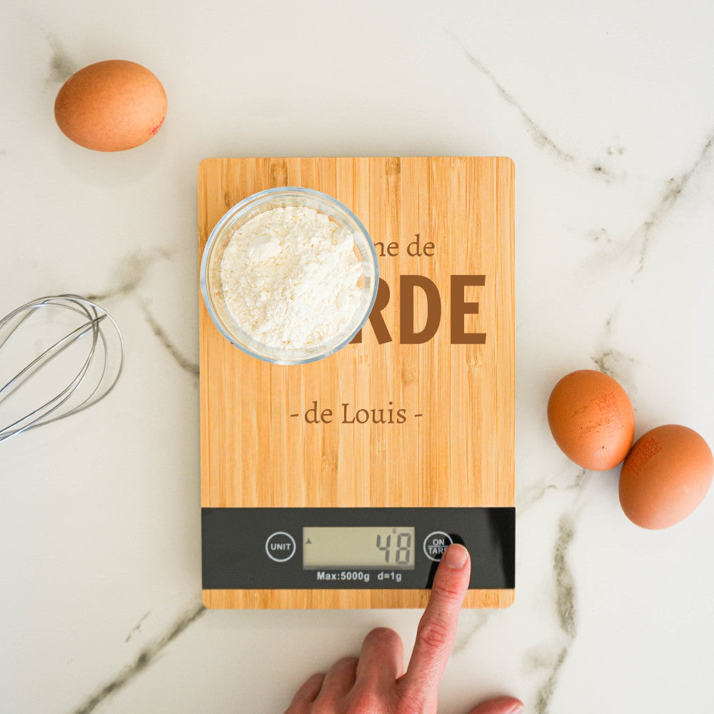 Balance de Cuisine et Planche à Découper Régime de Merde à Personnaliser - Planche à Découper Personnalisée