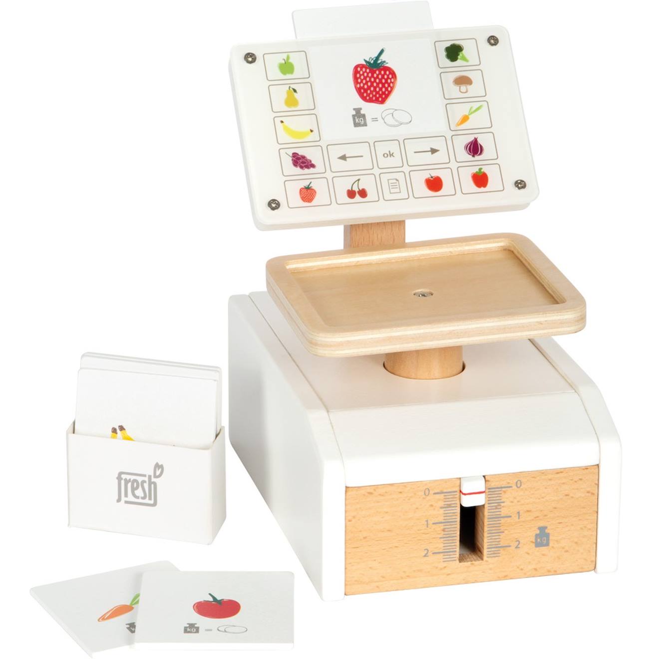 Balance en bois fresh blanc