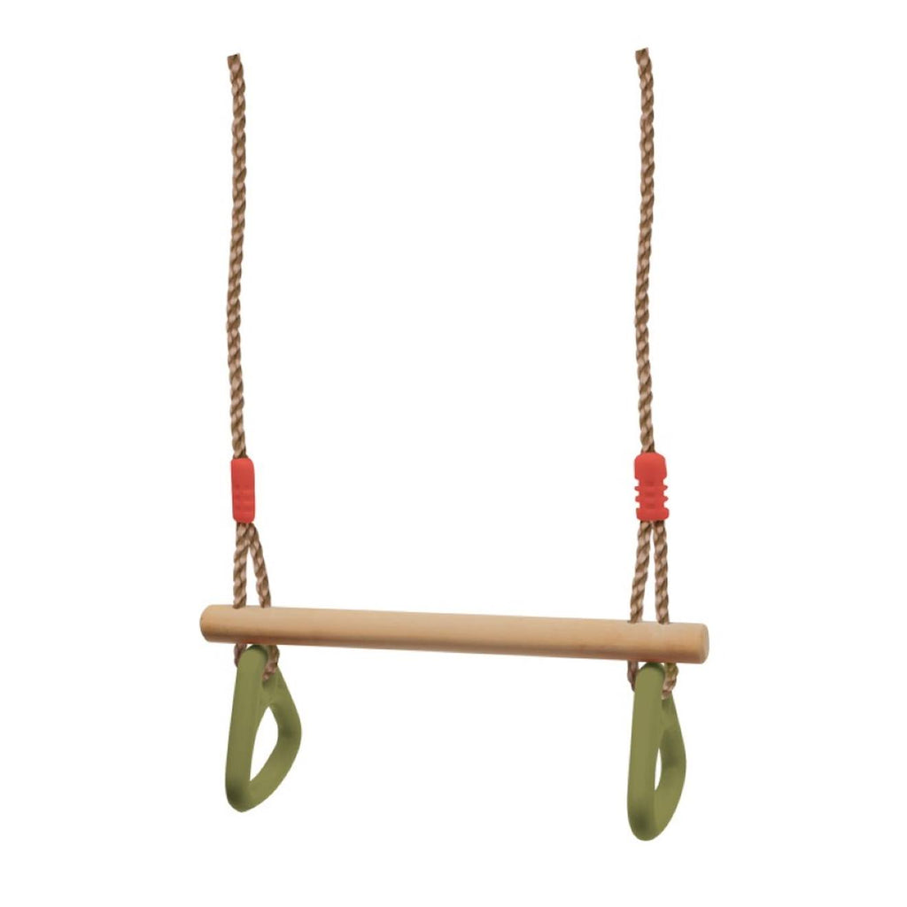 Balançoire avec anneaux beige