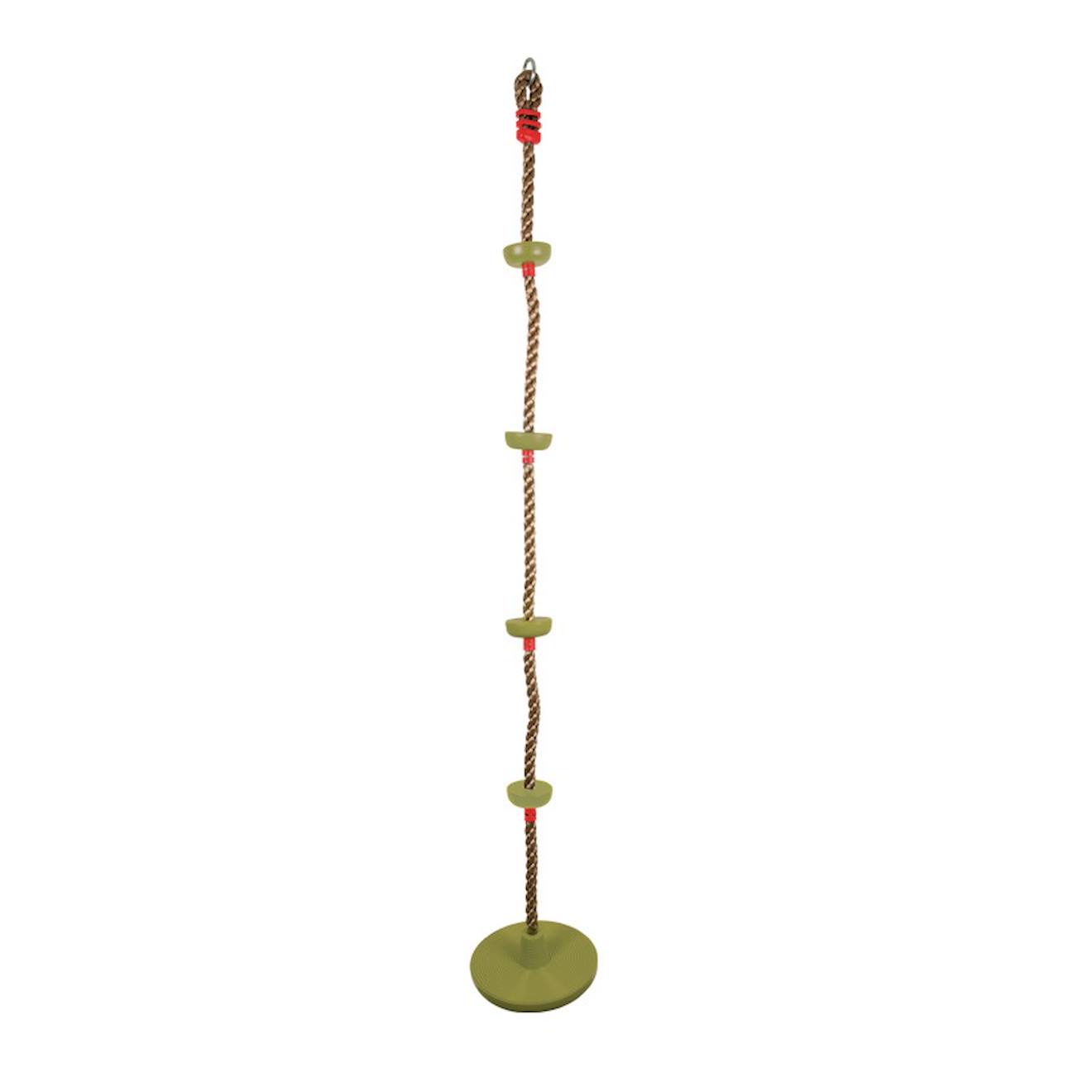 Balançoire d'escalade 2 en 1 vert