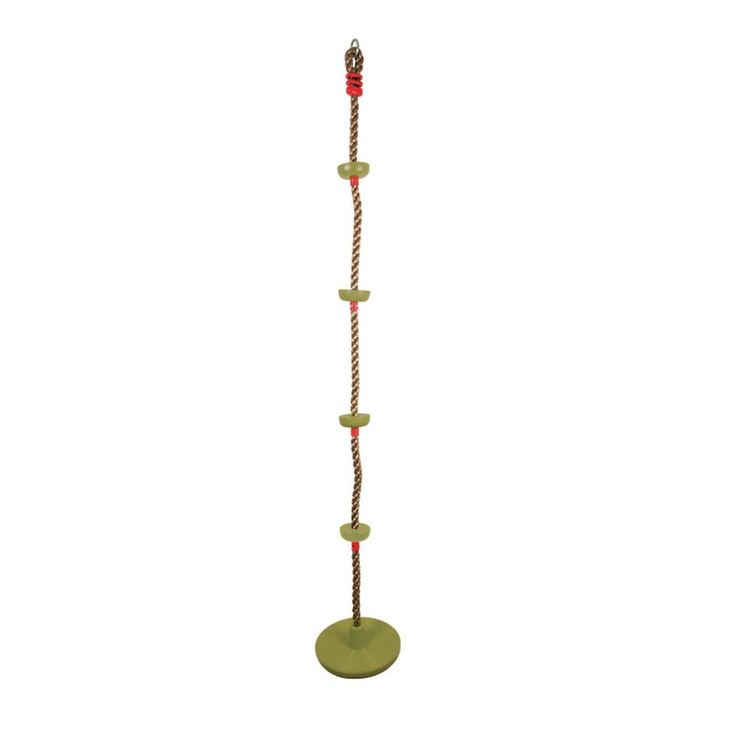 Balançoire d'escalade 2 en 1 vert