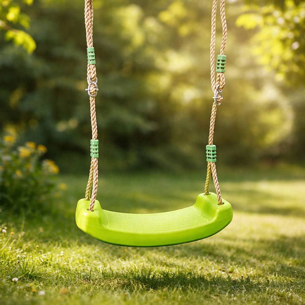 Balançoire plastique pour portique balançoire 2 m - 2,5 m pour enfants vert