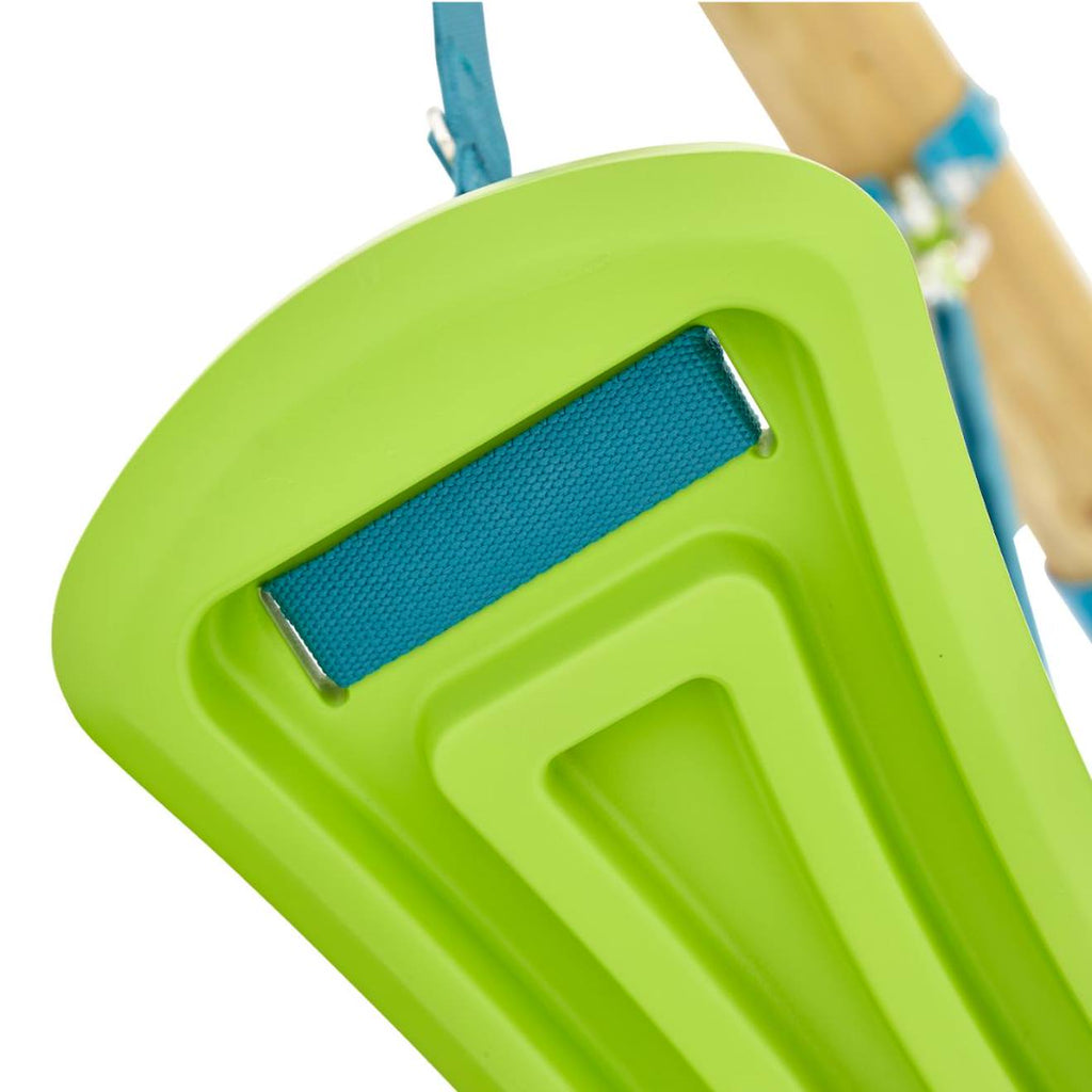 Balançoire pour portique tp rapide plastique h190-250cm bleu - vert