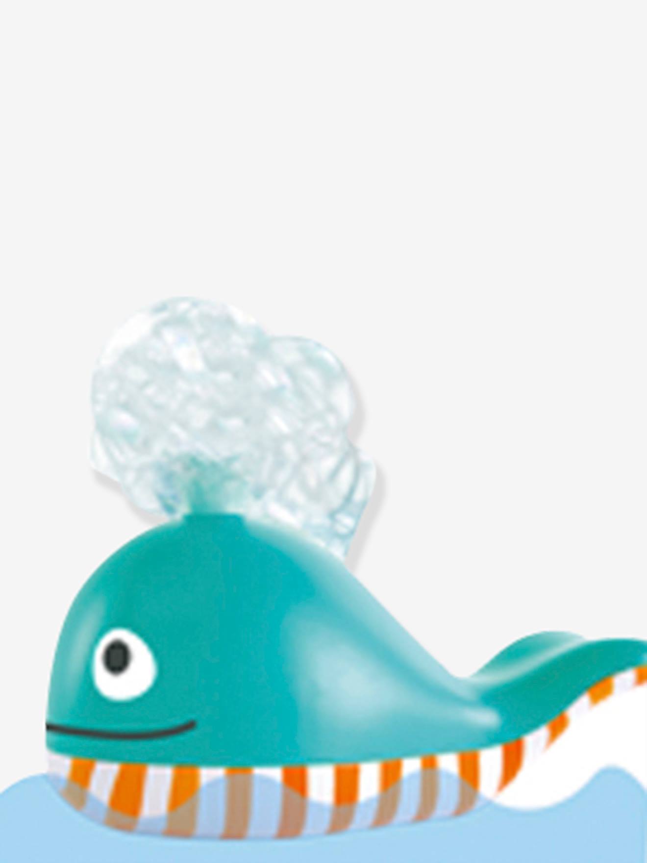 Baleine à bulles - bleu