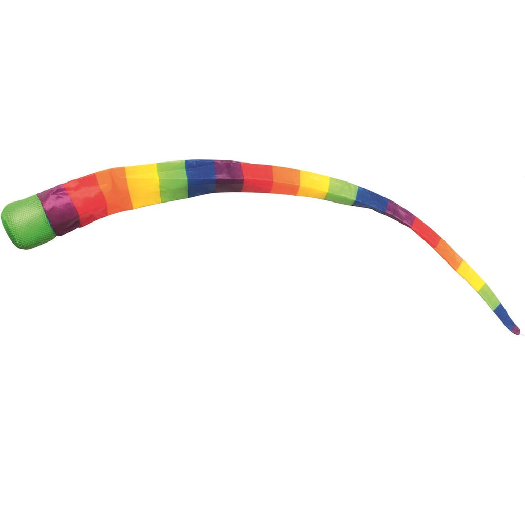 Balle comète arc-en-ciel rouge
