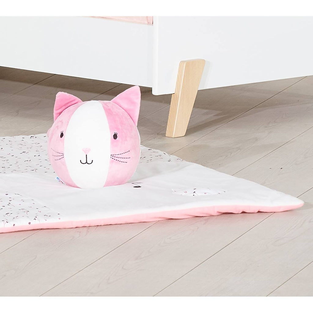 Balle d'activités en polyester - chapaillettes rose