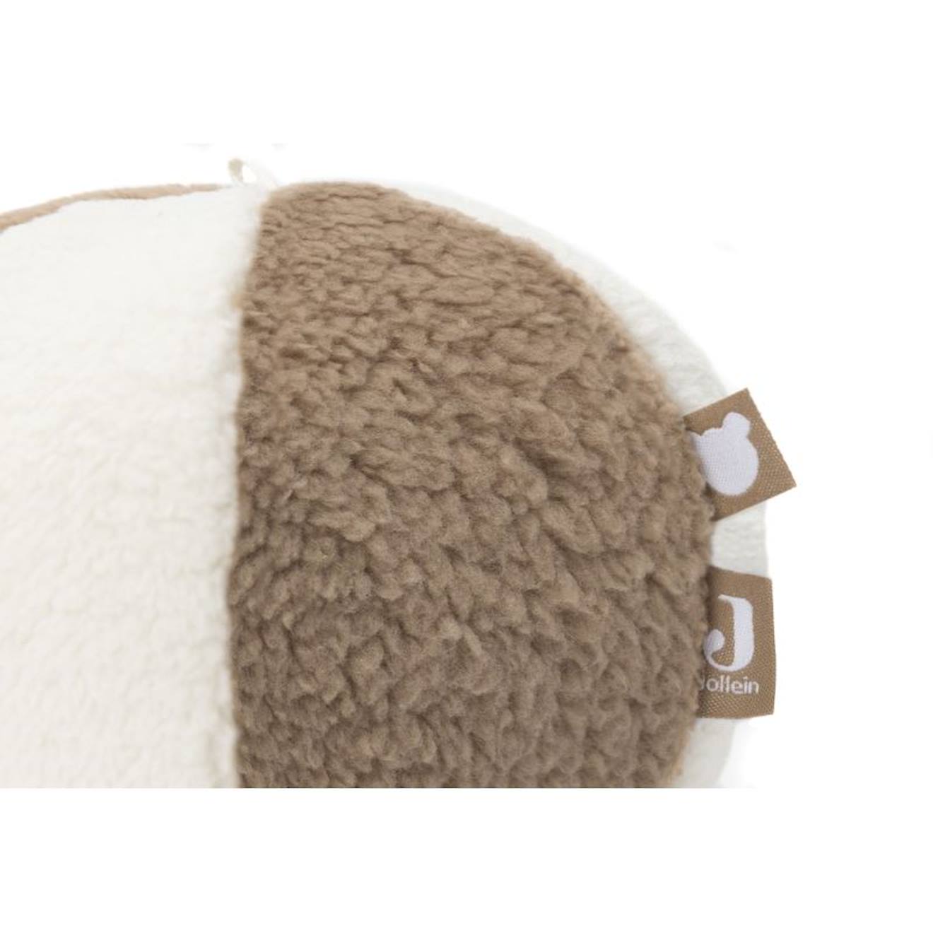 Balle d'éveil en tissu multicolore