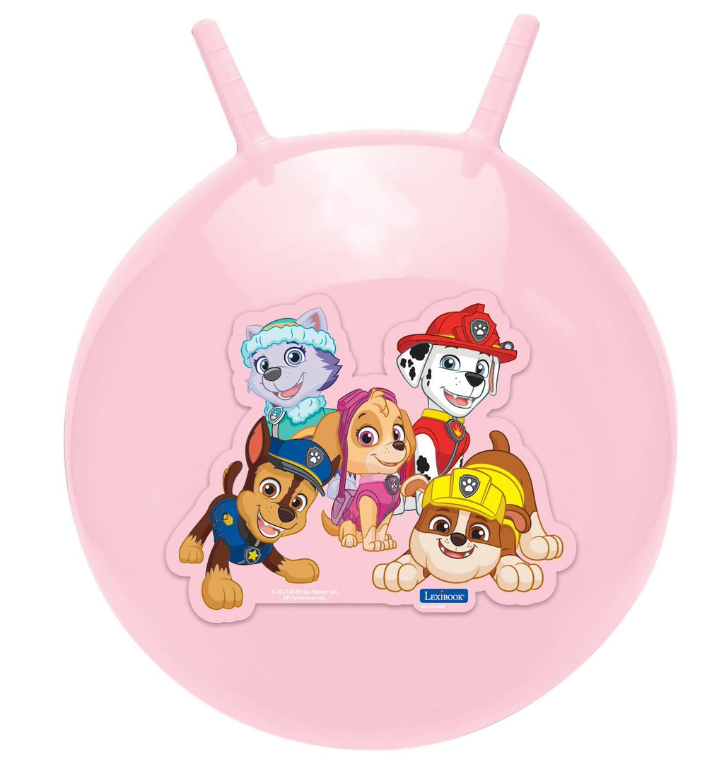 Balle sauteuse gonflable Pat' Patrouille rose