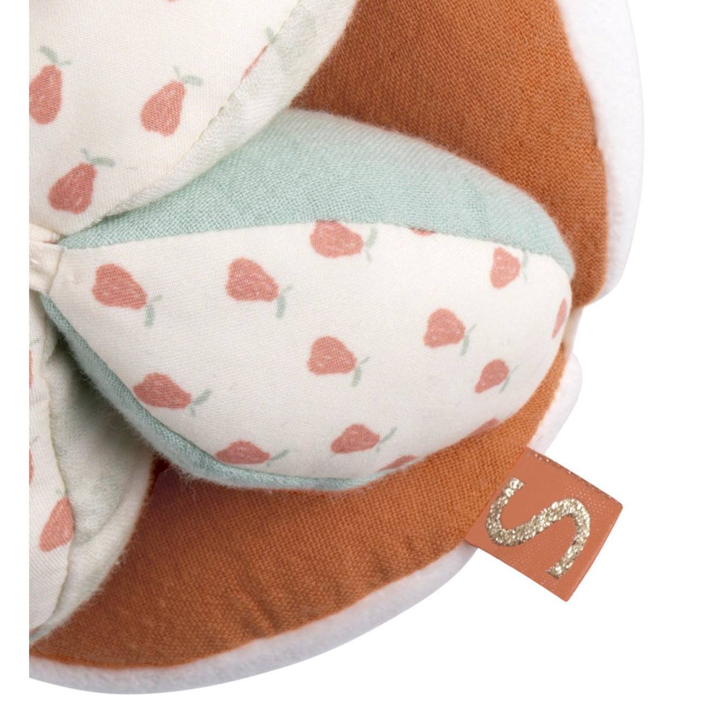 Balle sensorielle en coton - botanica blanc