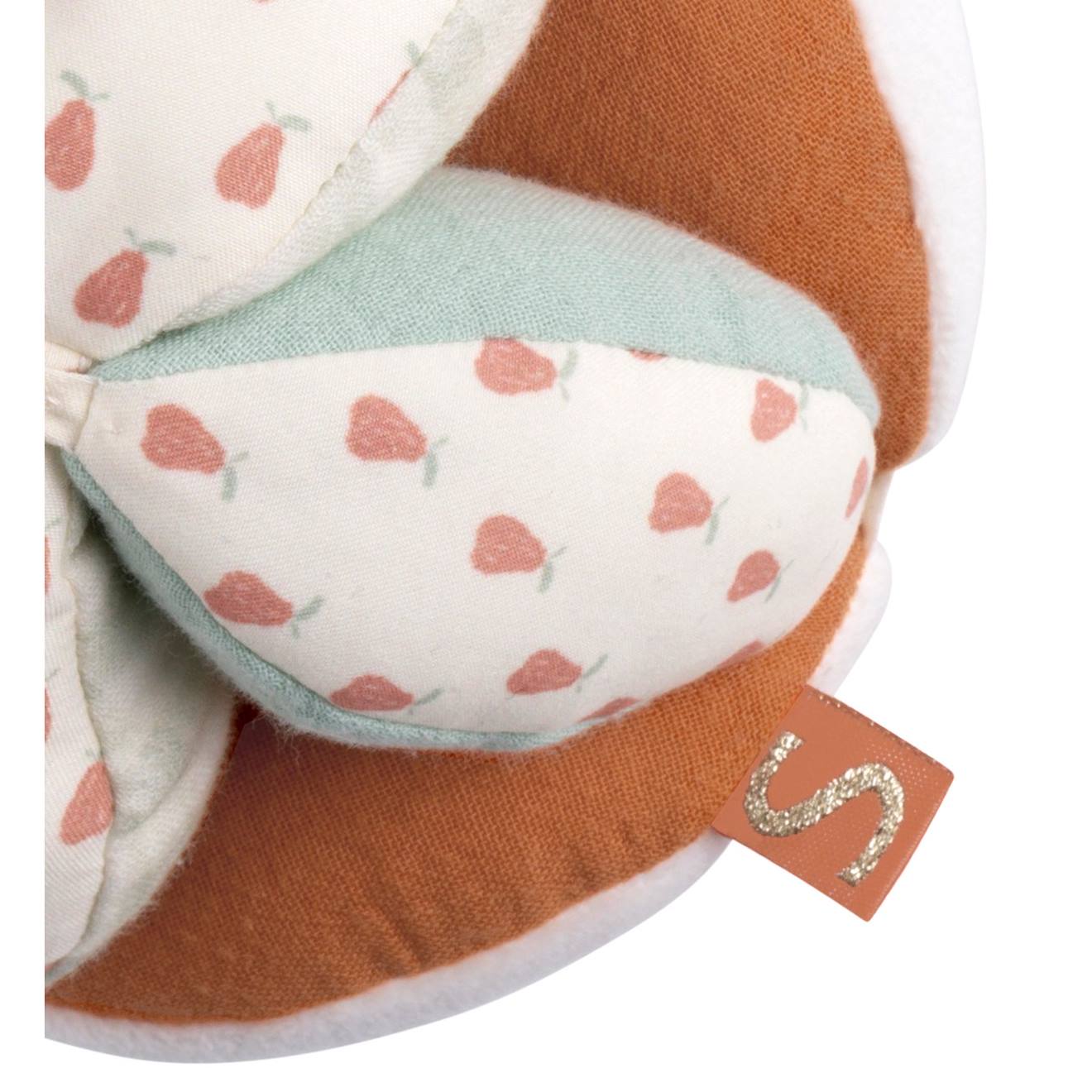 Balle sensorielle en coton - botanica blanc