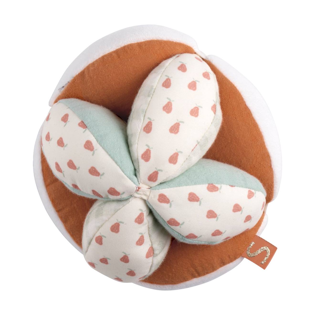 Balle sensorielle en coton - botanica blanc