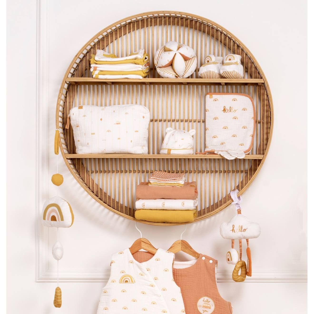 Balle sensorielle en coton - sunlight blanc