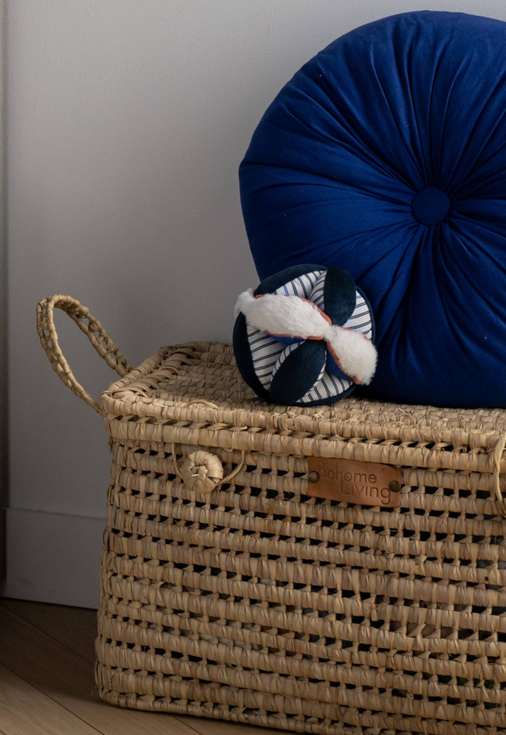 Balle sensorielle marinière - baby sailor bleu/blanc