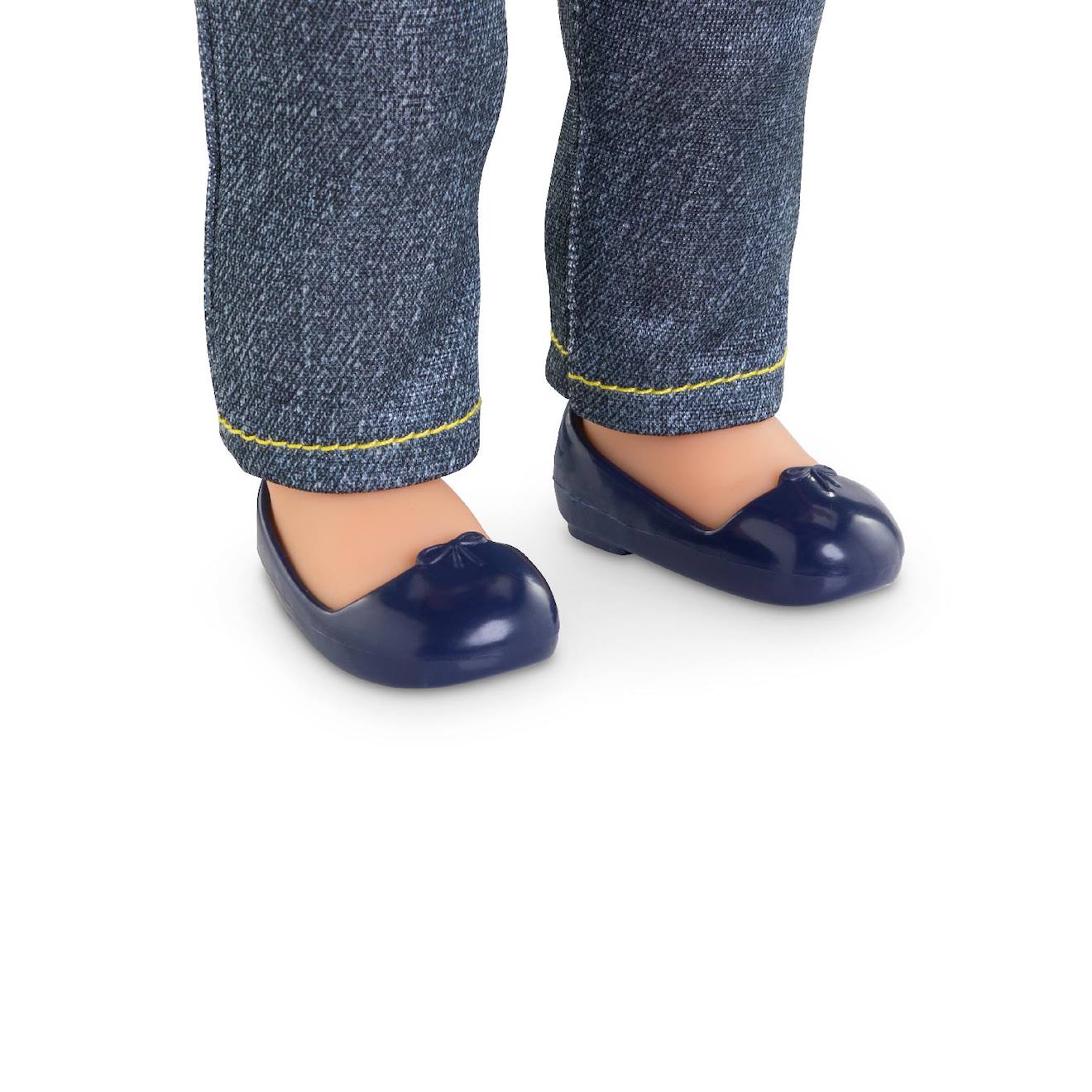 Ballerines bleu marine pour poupée ma Corolle multicolore