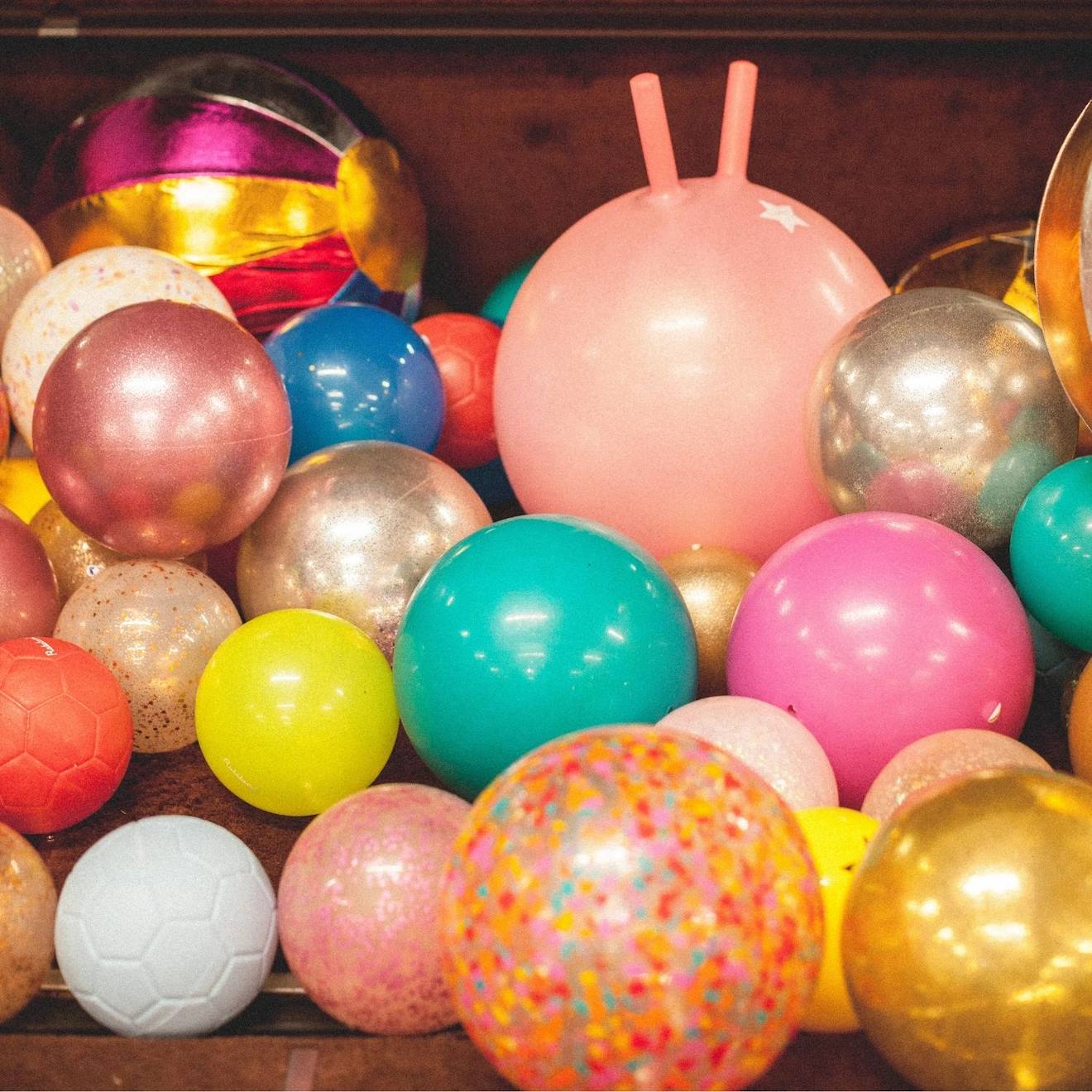 Ballon bulles (10 cm) argent