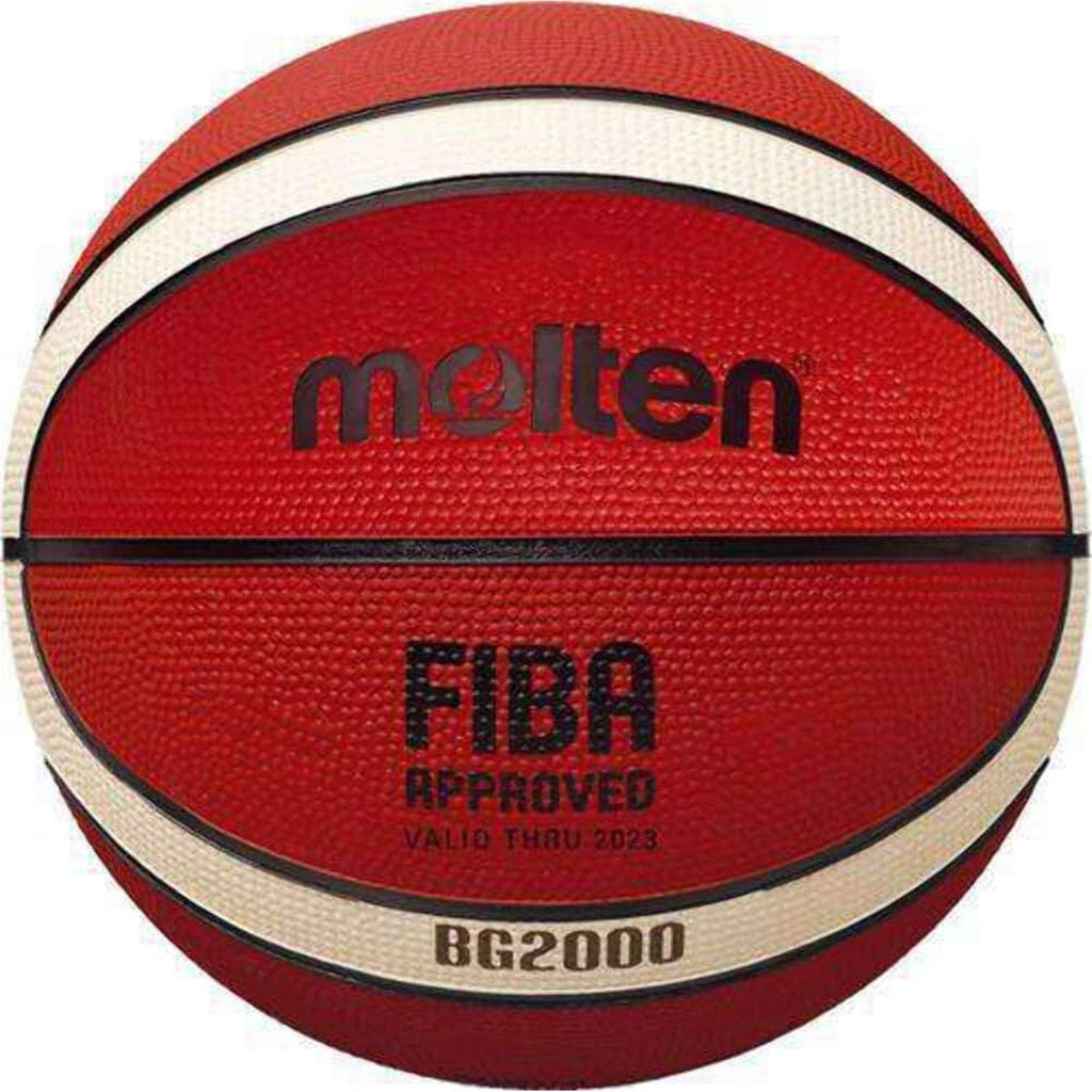 Ballon de basket d'entraînement, gr 5 rouge