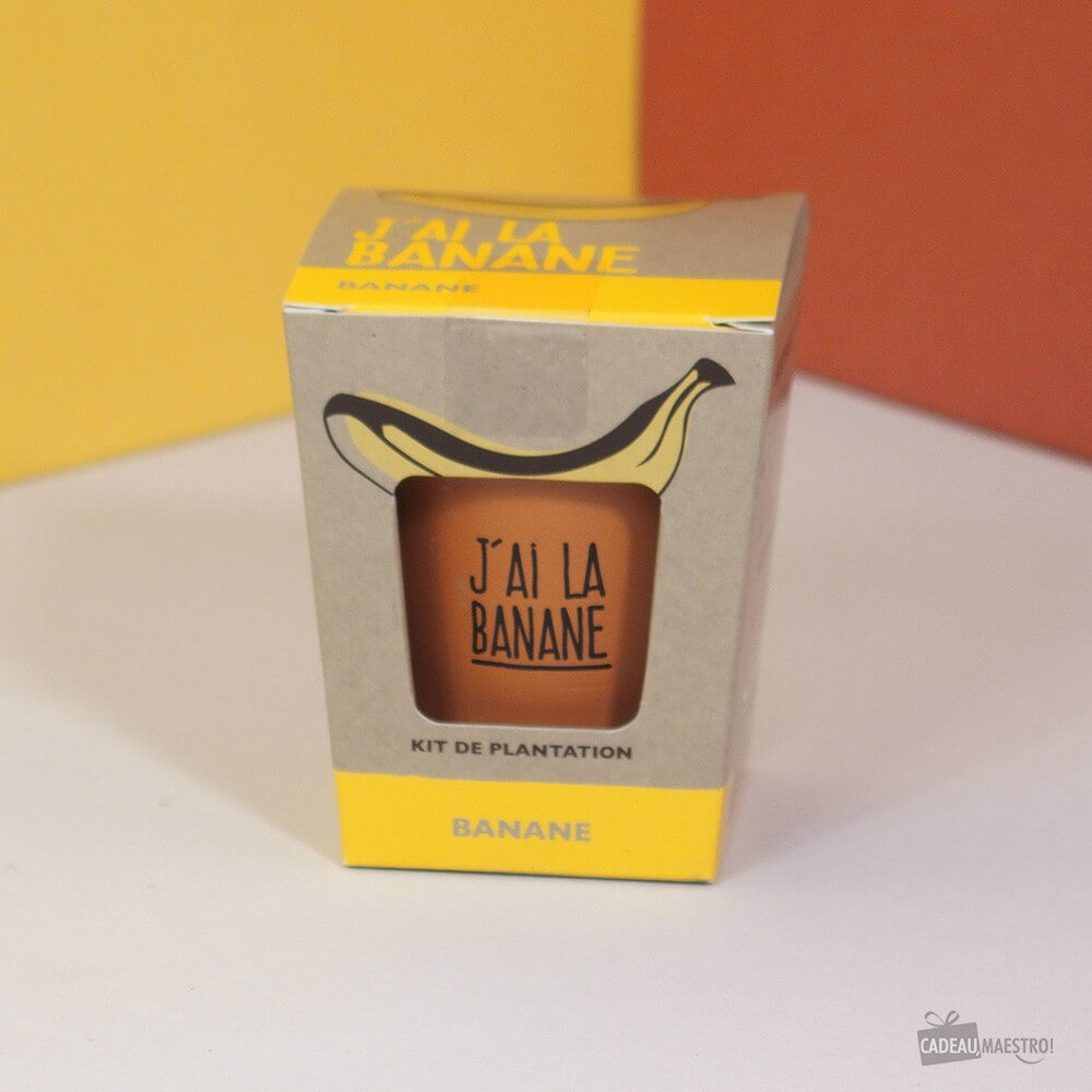 Banane à Faire Pousser - J'ai la Banane - Kits de Plantation Radis et Capucine