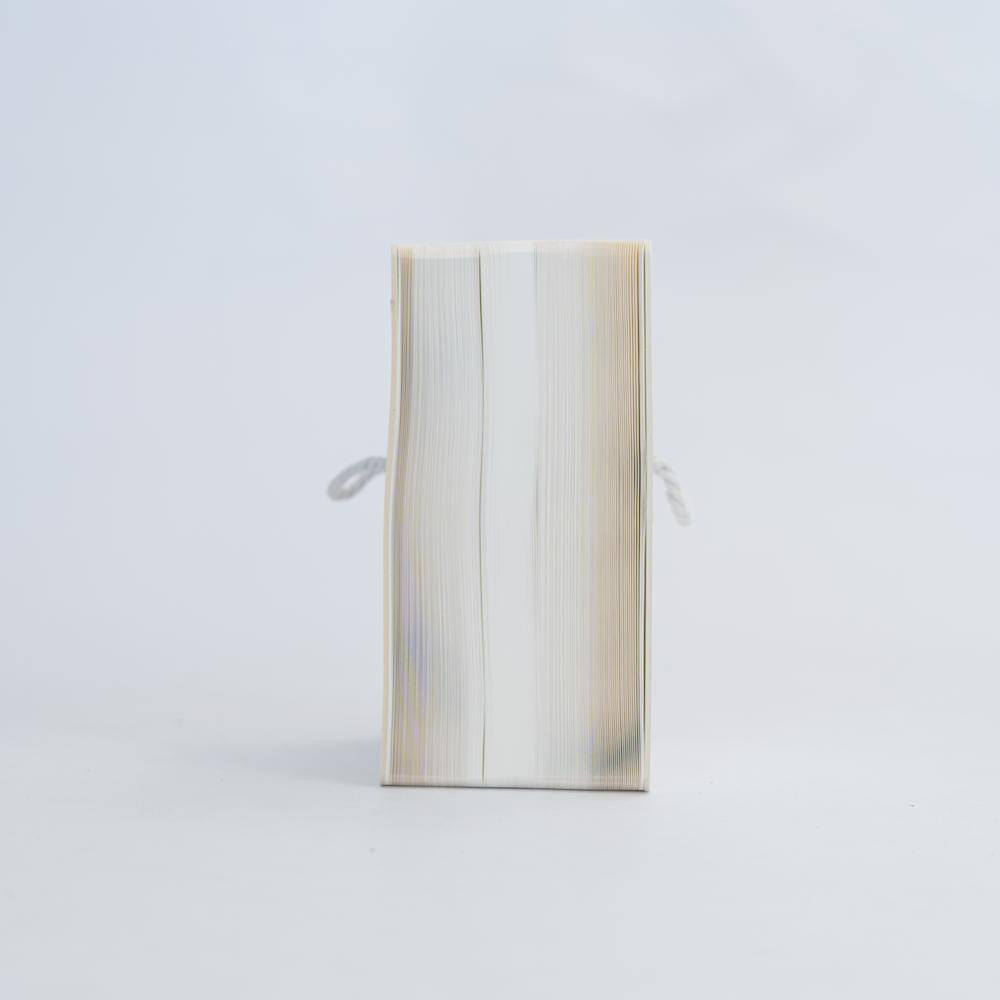 Banc en Kraft Pliable 150 cm Blanc - Poufs et Tabourets Originaux