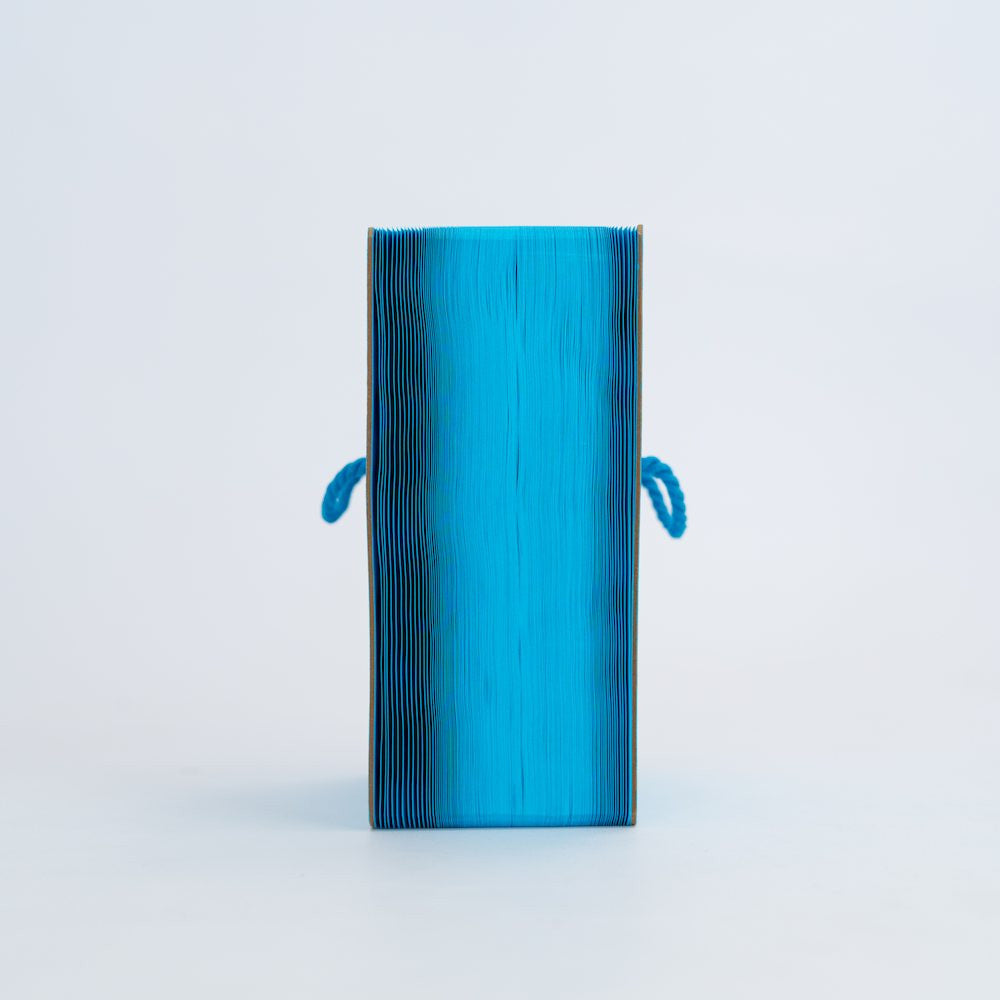Banc en Kraft Pliable 150 cm Bleu - Poufs et Tabourets Originaux