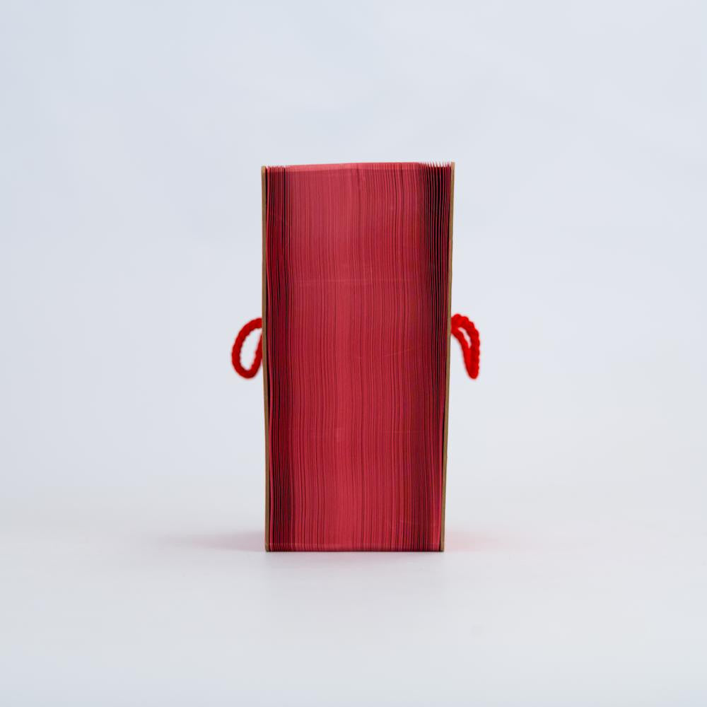 Banc en Kraft Pliable 150 cm Rouge - Poufs et Tabourets Originaux