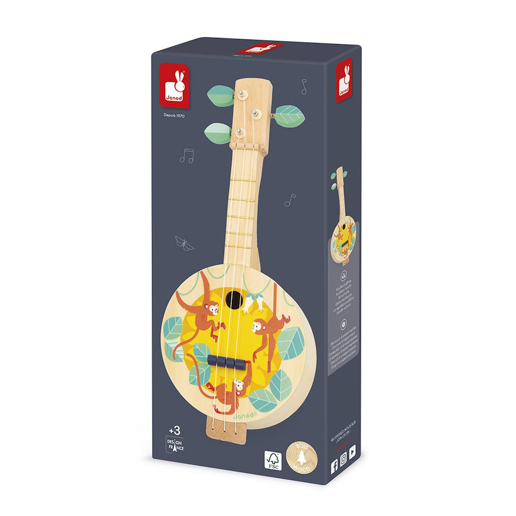 Banjo en bois FSC jungle, gioia vert