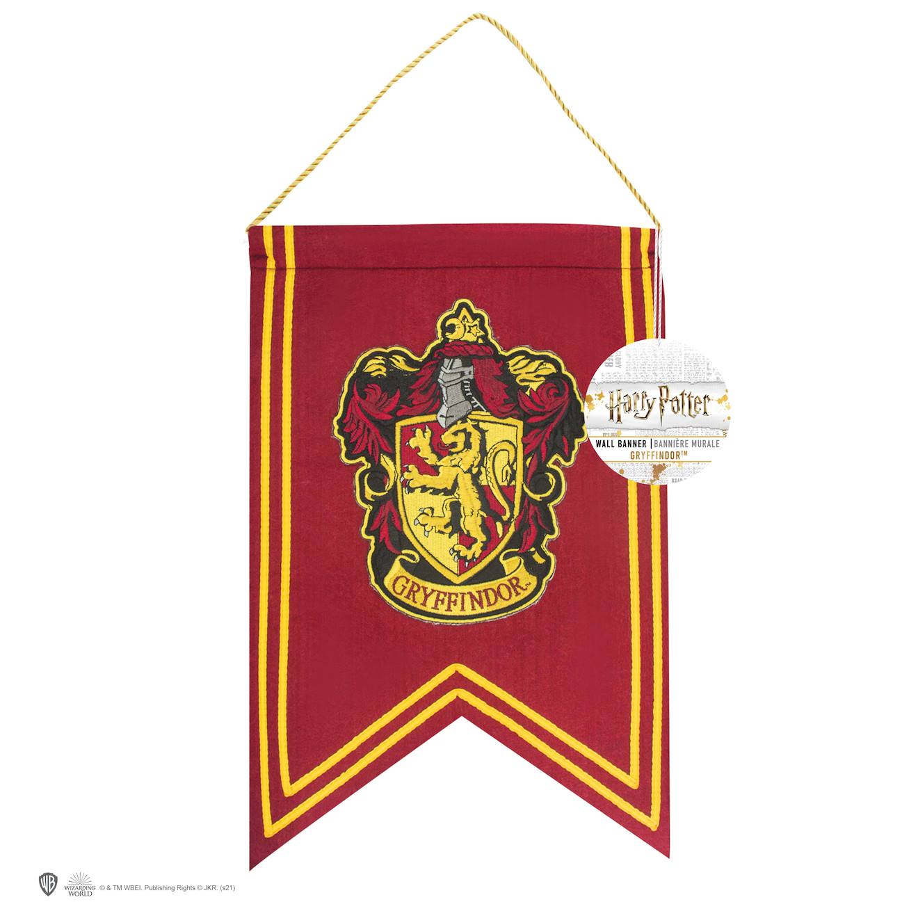 Bannière Gryffondor - Harry Potter Rouge
