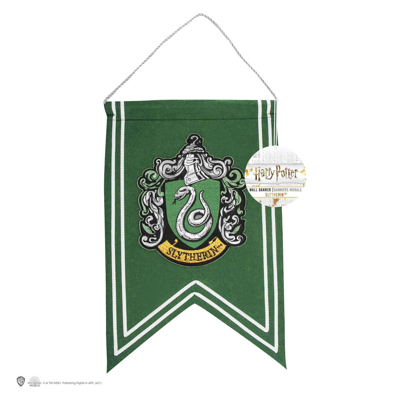 Bannière Serpentard - Harry Potter Vert