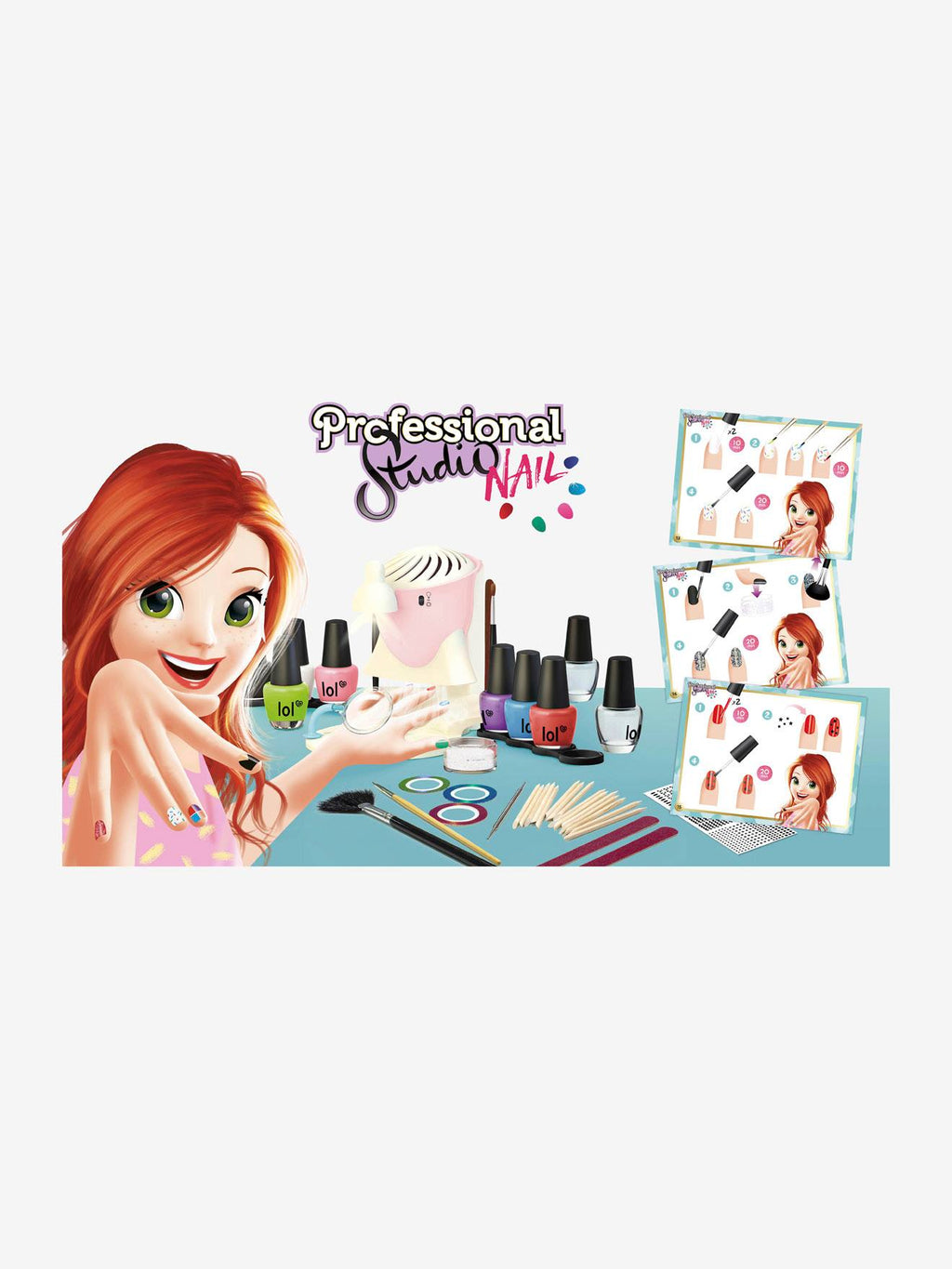 Bar à ongles « professional studio » multicolore